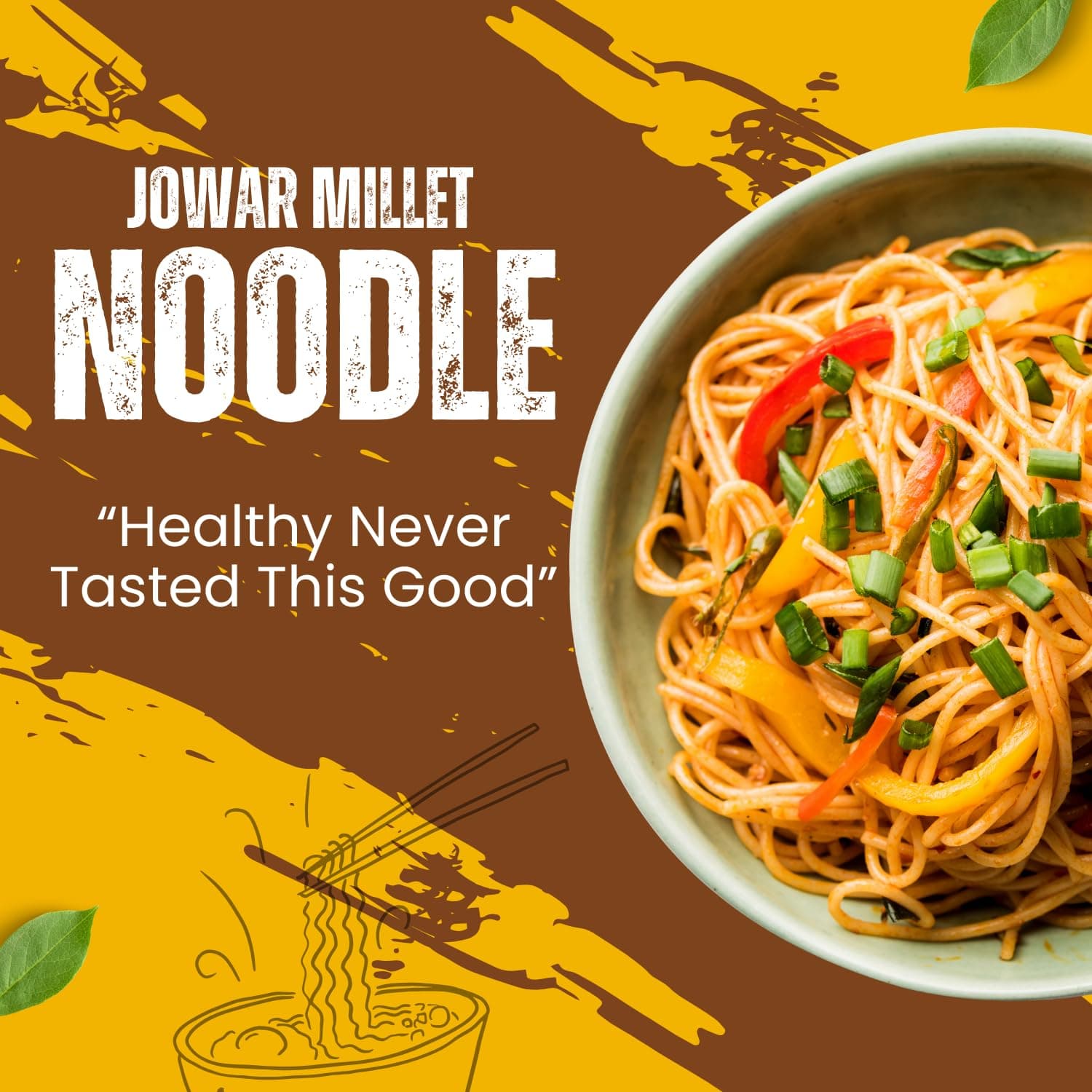 Millet Mania Sorghum Millet Jowar Noodles – Healthy Noodles for Kids & Adults | No Maida, High Fiber, Diabetic-Friendly, Easy to Cook | Guilt-Free Maida Alternative | 210g (Pack of 1) — image 4