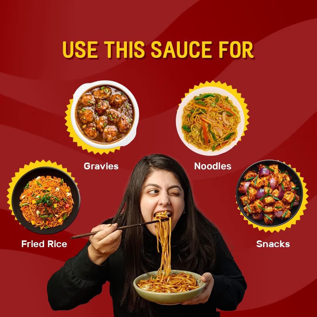 MasterChow Sweet & Spicy Stir Fry Cooking Sauce - 220 gm | Medium Spicy | Serves 4-5 Meals | Delhi Belly Sauce — image 6