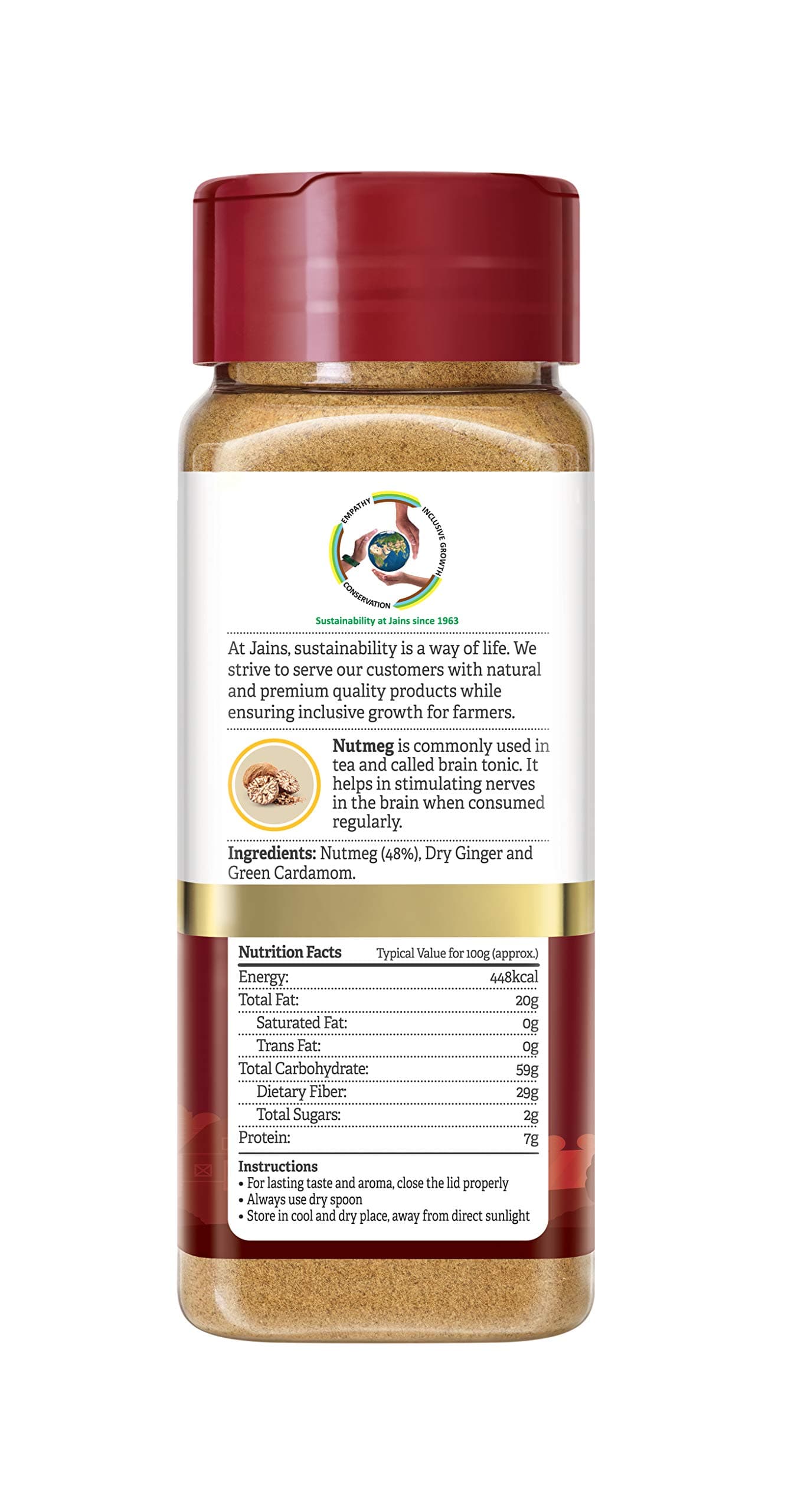 Valley Spice Select Chai Masala (Nutmeg 50g (Pack of 2)) — image 3