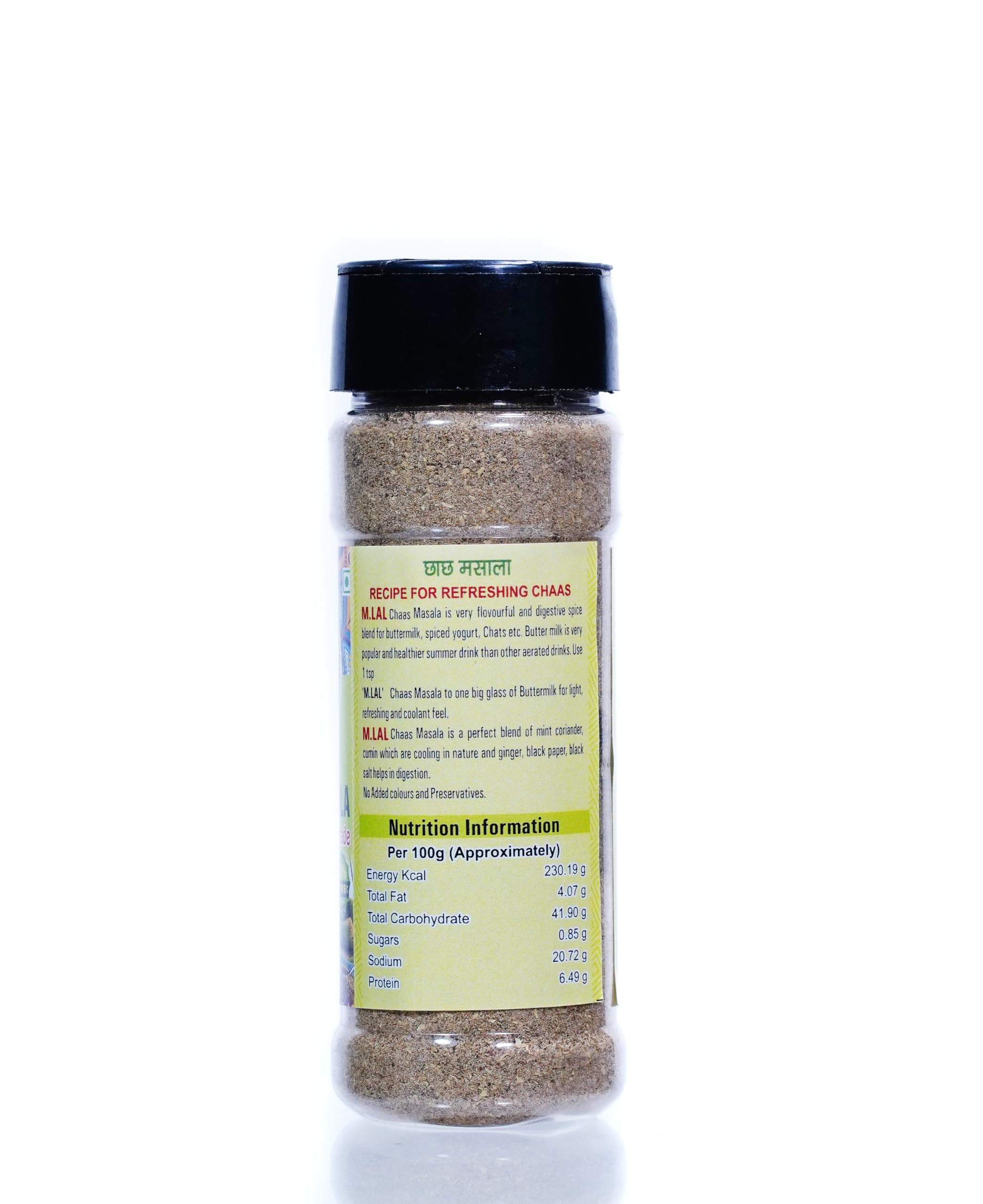M. LAL Chhas (Buttermilk) | Fresh & Natural | Ready to Sprinkle | Chhach Masala Powder | No Artificial Colour & Flavour Added | - Refreshing Blend of Flavors, 50Gram Pack (Pack of 5) — image 4