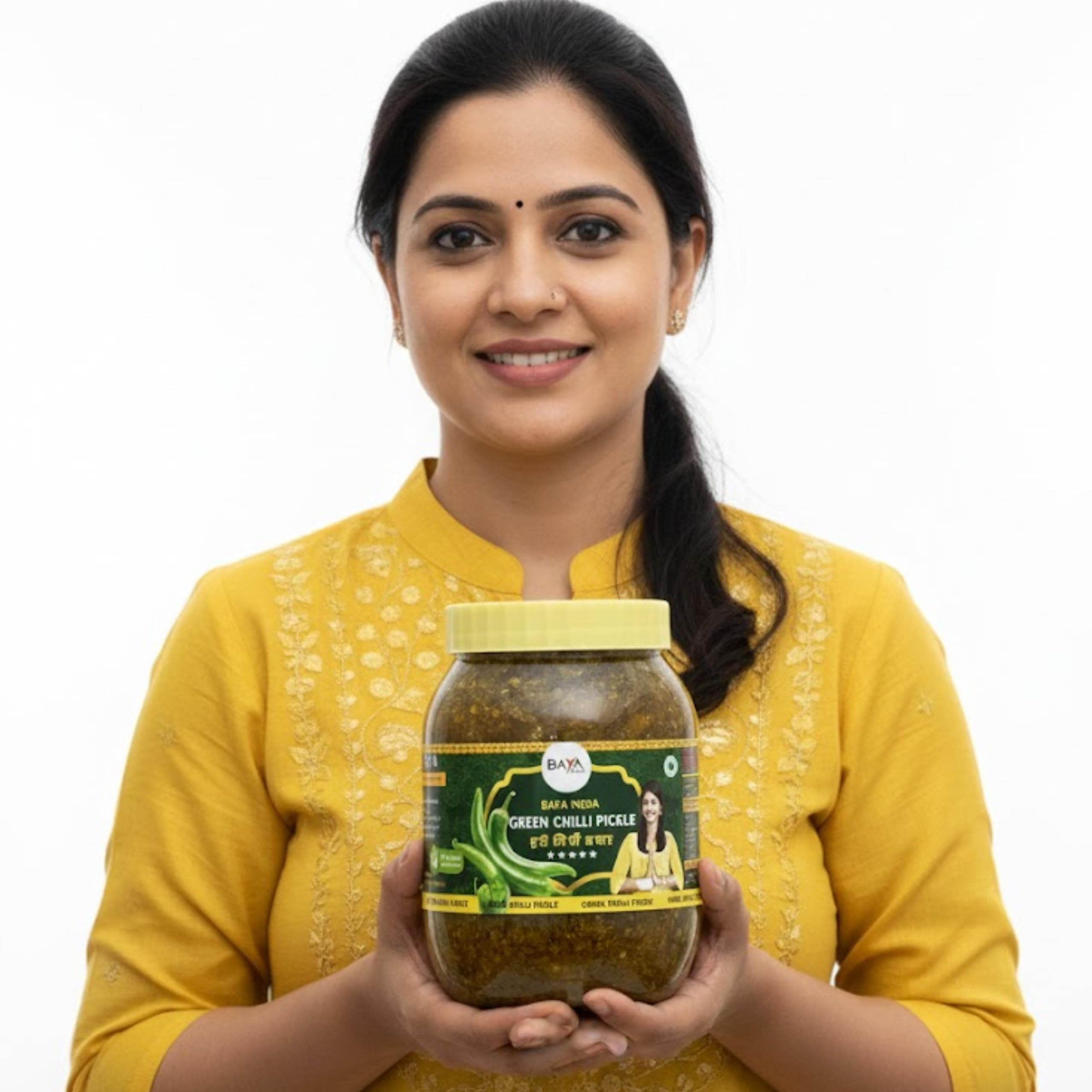 KisaanSay Indian Olive and Rai Pickle| Raai Lisoda ka achaar | Rai Lisoda achar | 400 GM | Traditional Spicy & Tangy | No Preservatives, No Vinegar | Made in Pure Mustard Oil | Sun-Dried | Homemade Taste | Plastic Jar | No Onion & No Garlic | jalpai | lasora | lasoda | Glue Berry and Mustard Pickle | — image 6