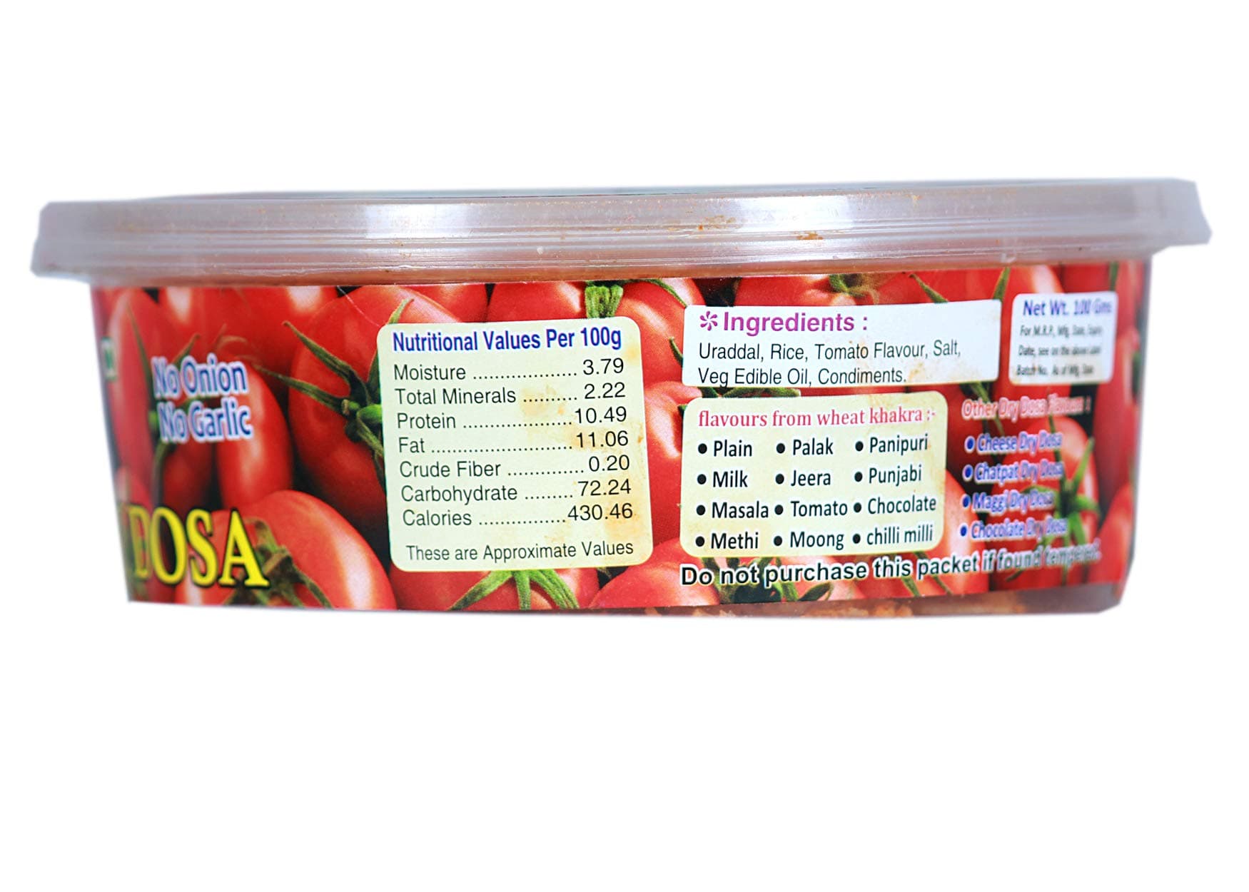 Jain Food Product Tomato Dry Dosa (100 g x 05 Pack) — image 5
