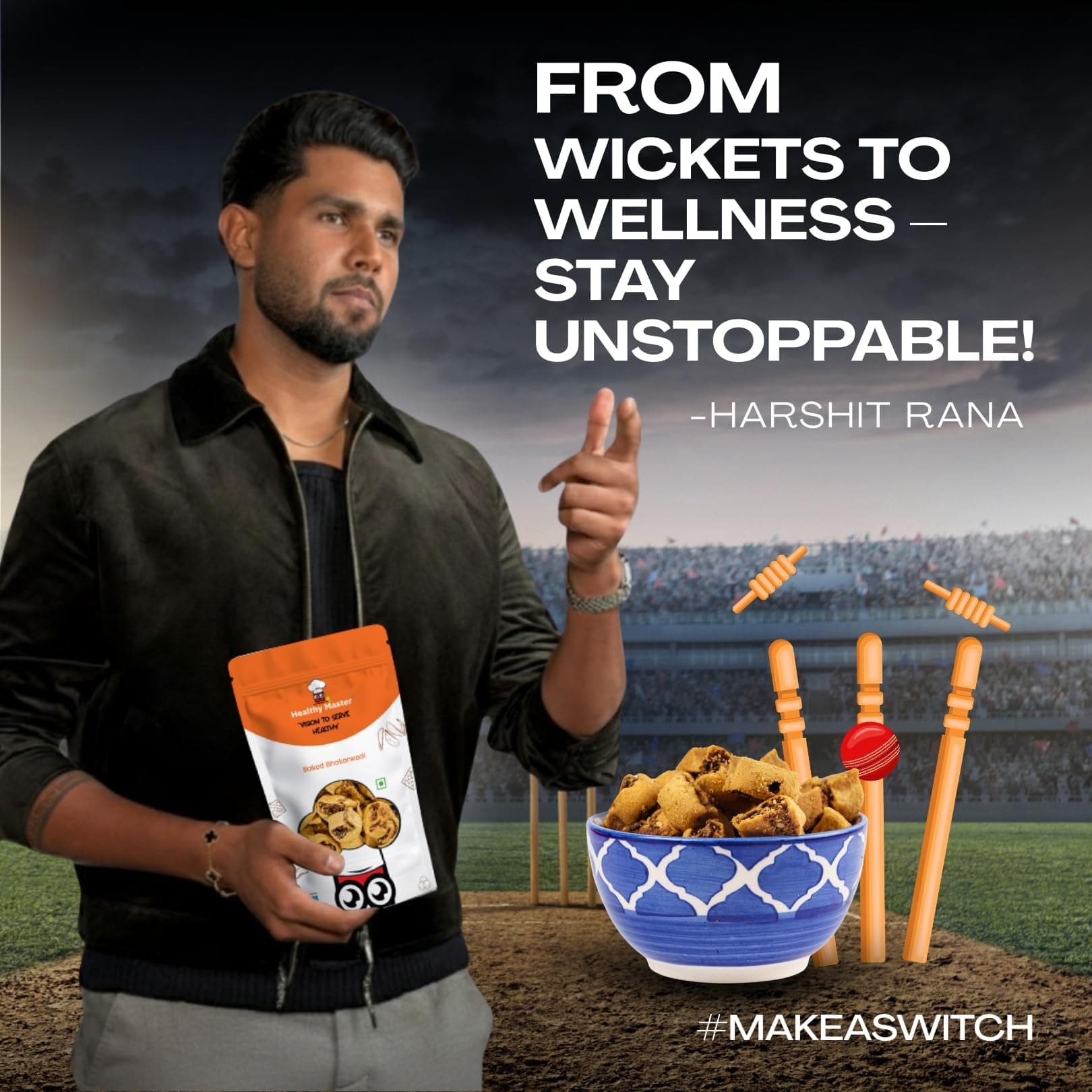 Healthy Master Baked Bhakarwadi, 250g | Healthy Gujarati Snacks | Crispy Bakarwadi | Morning and Evening Snacks | No Palm Oil, No MSG, No Preservatives | High-Fiber & Diet-Friendly — image 4