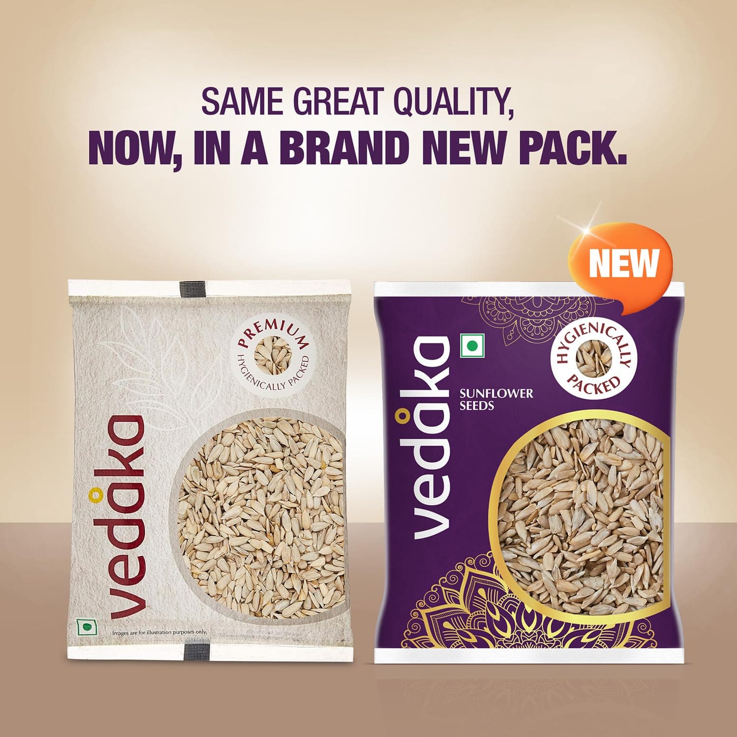 Vedaka Premium Sunflower Whole Seeds , 200 g — image 3