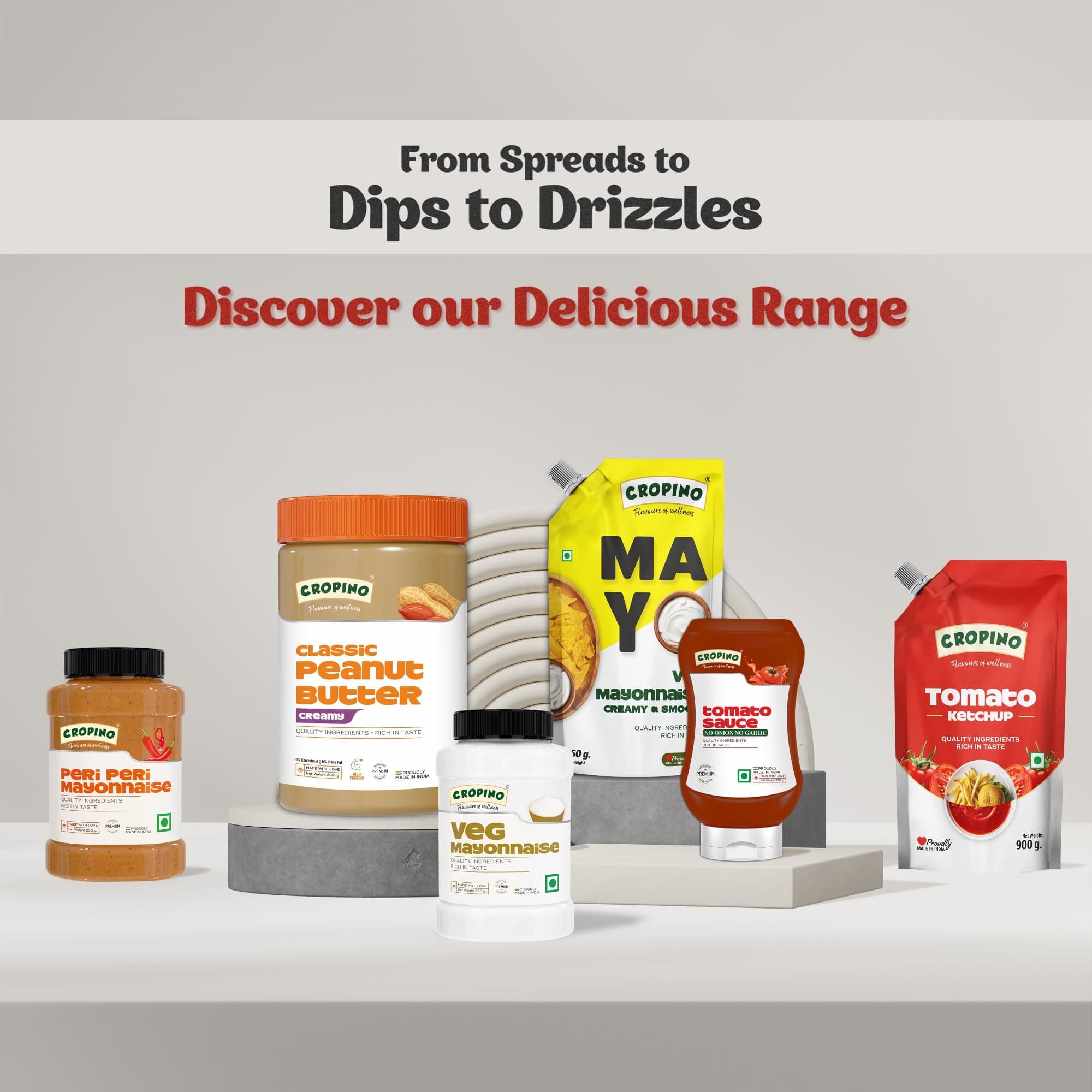 Cropino Tomato Sauce | Ketchup No Onion No Garlic 900 G — image 7