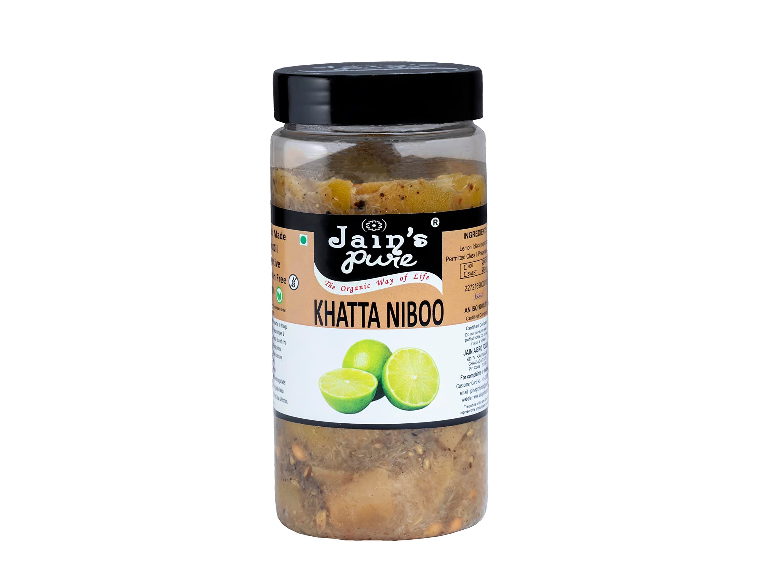JAIN'S PURE KHATTA LEMON, 400 GM