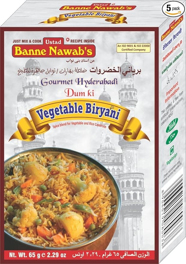 Vegetarian Masala (Vegetable Biryani)