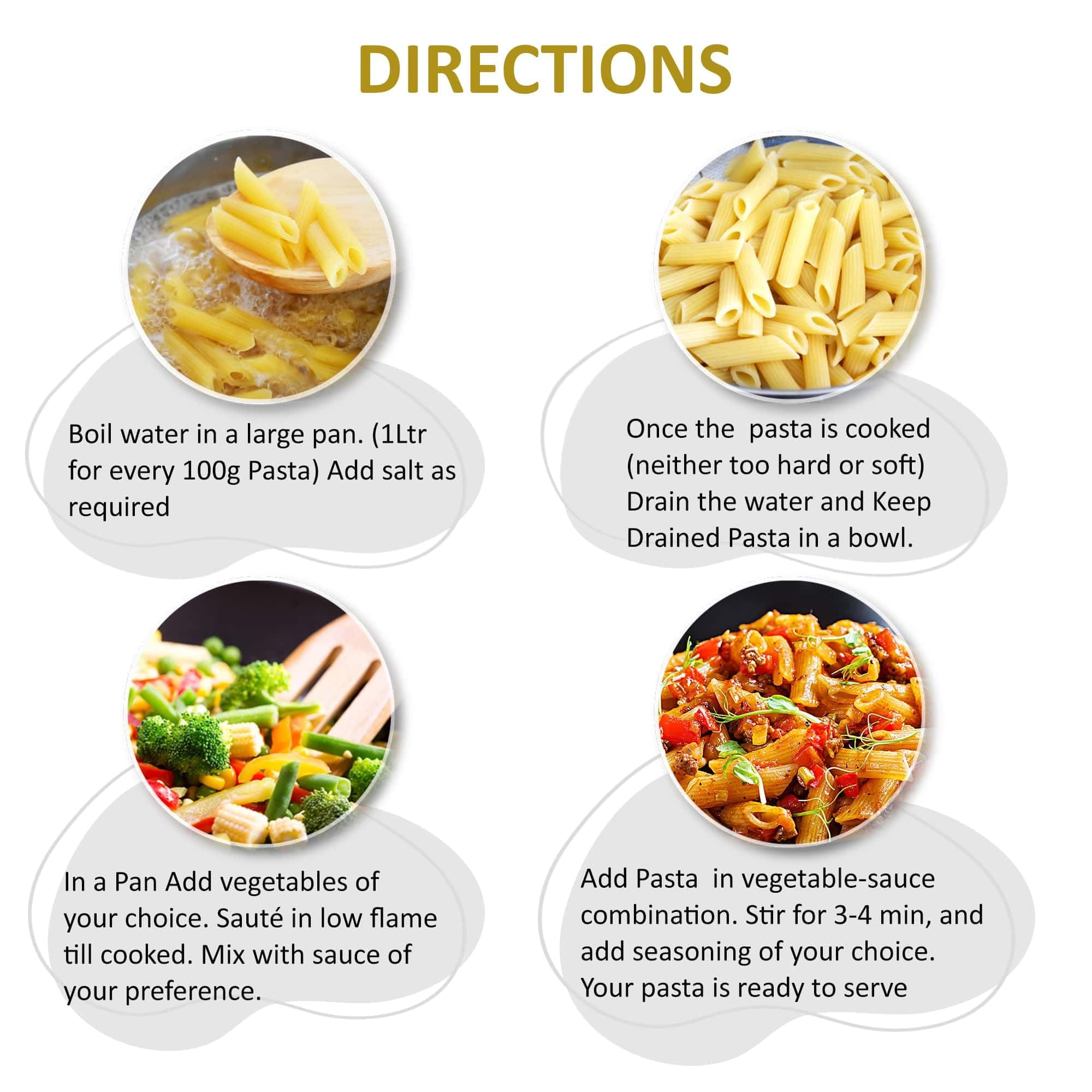 DiSano Farfalle Pasta 500g, Healthy Pasta, Made with 100% Durum Wheat Semolina, 100% Suji, No Maida, Source of Protein & Fibre, Non-Sticky — image 7