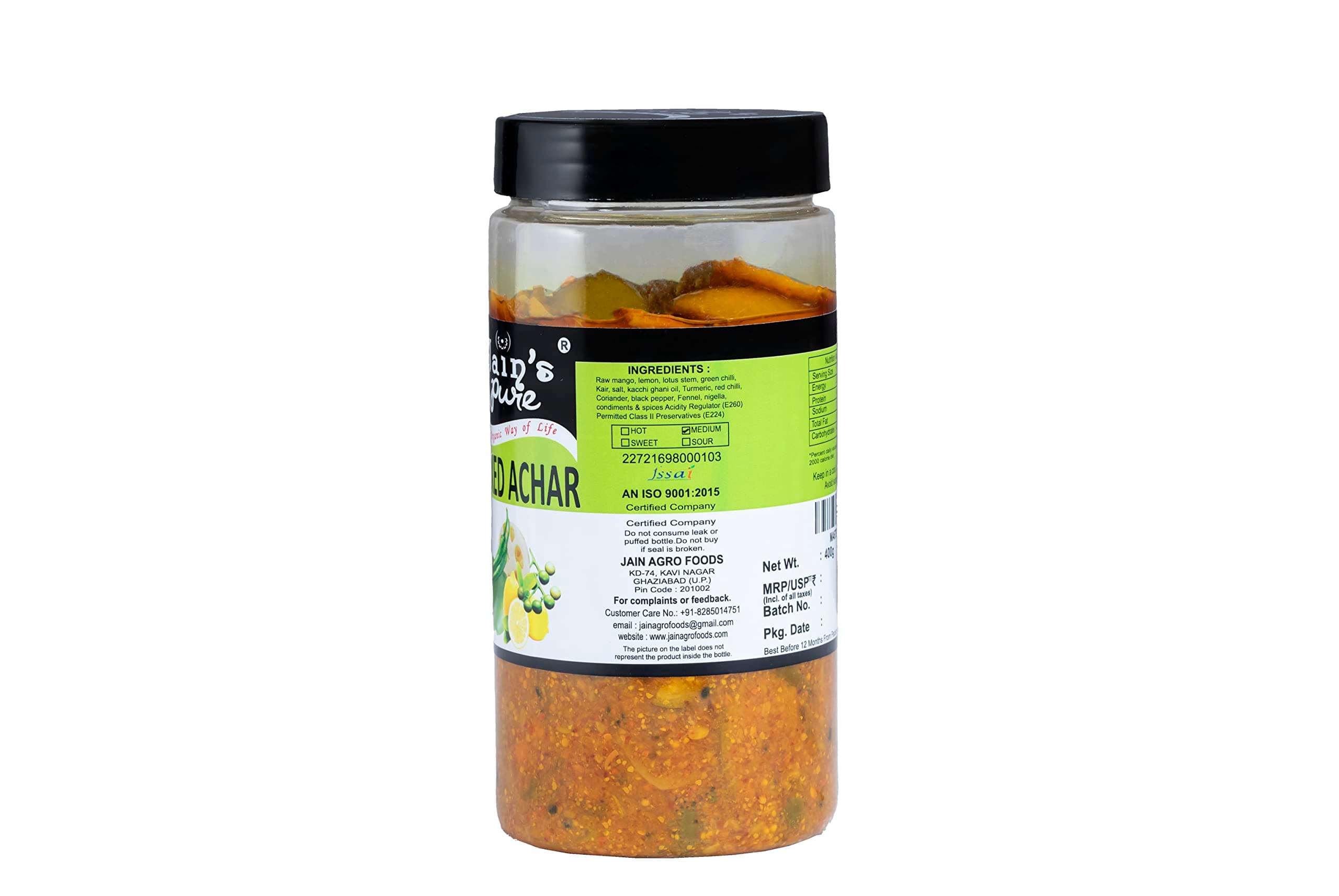 JAIN'S PURE MIXED ACHAR (1 KG) — image 5