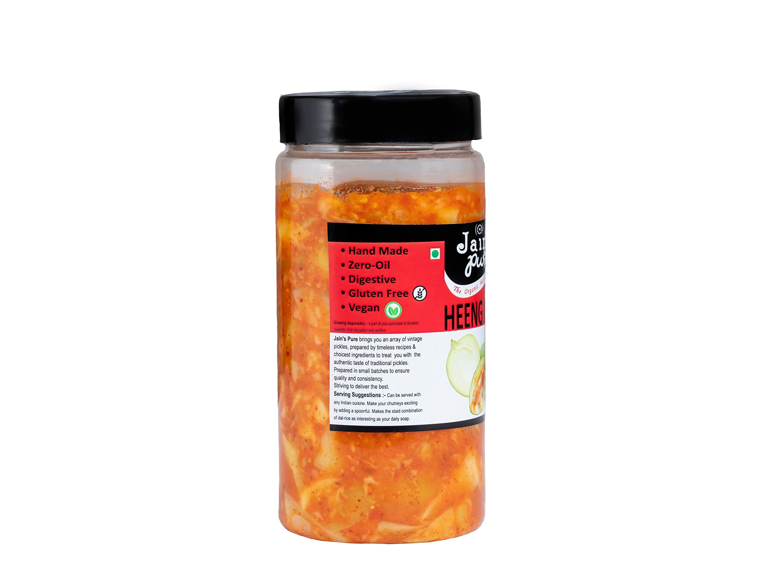 JAIN'S PURE HEENG AAM ACHAR/MIRCHAULI (1 KG) — image 6