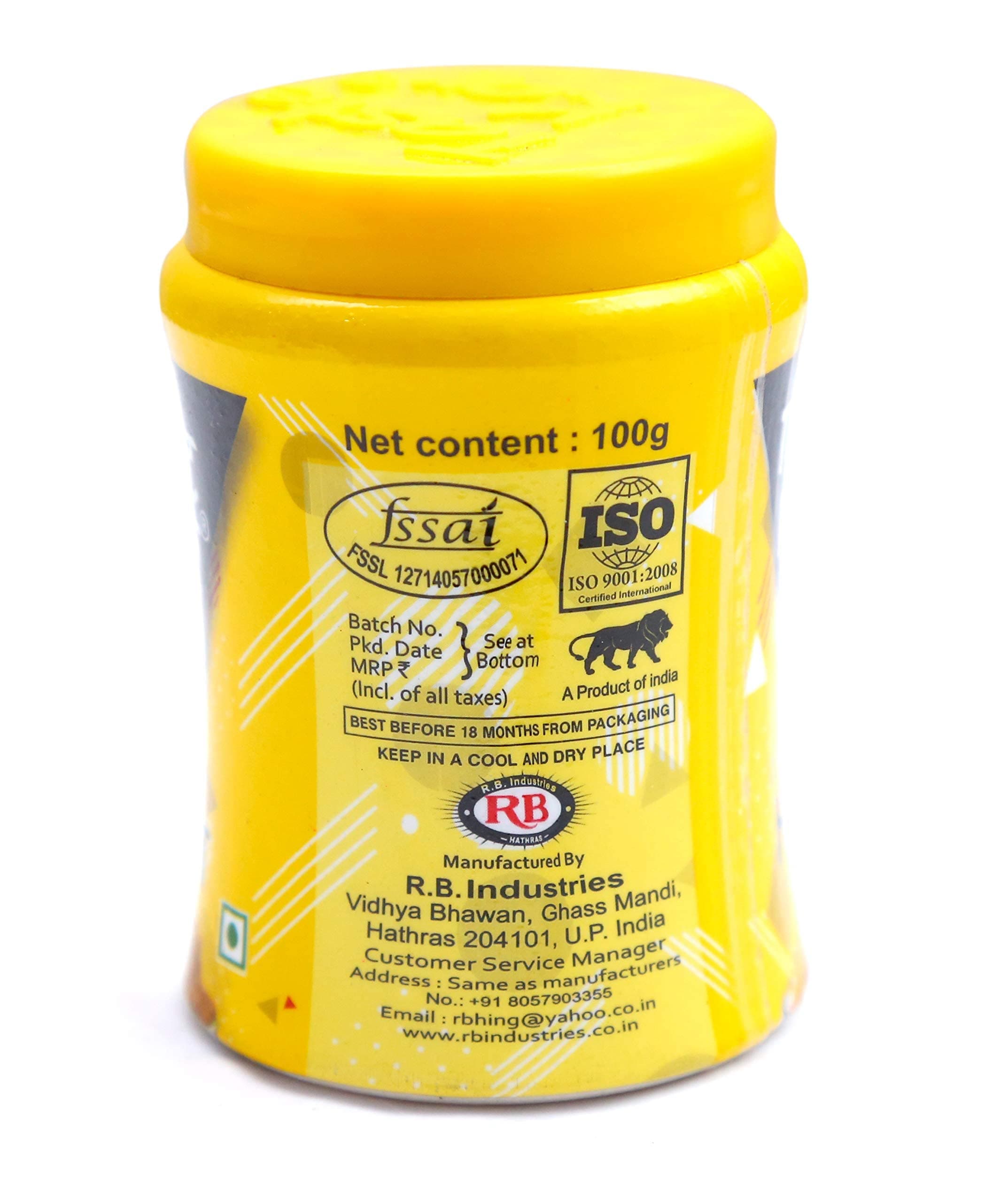 TasteKar Compounded Asafoetida Powder Jar - 100 Gm Natural Strong Hing — image 6
