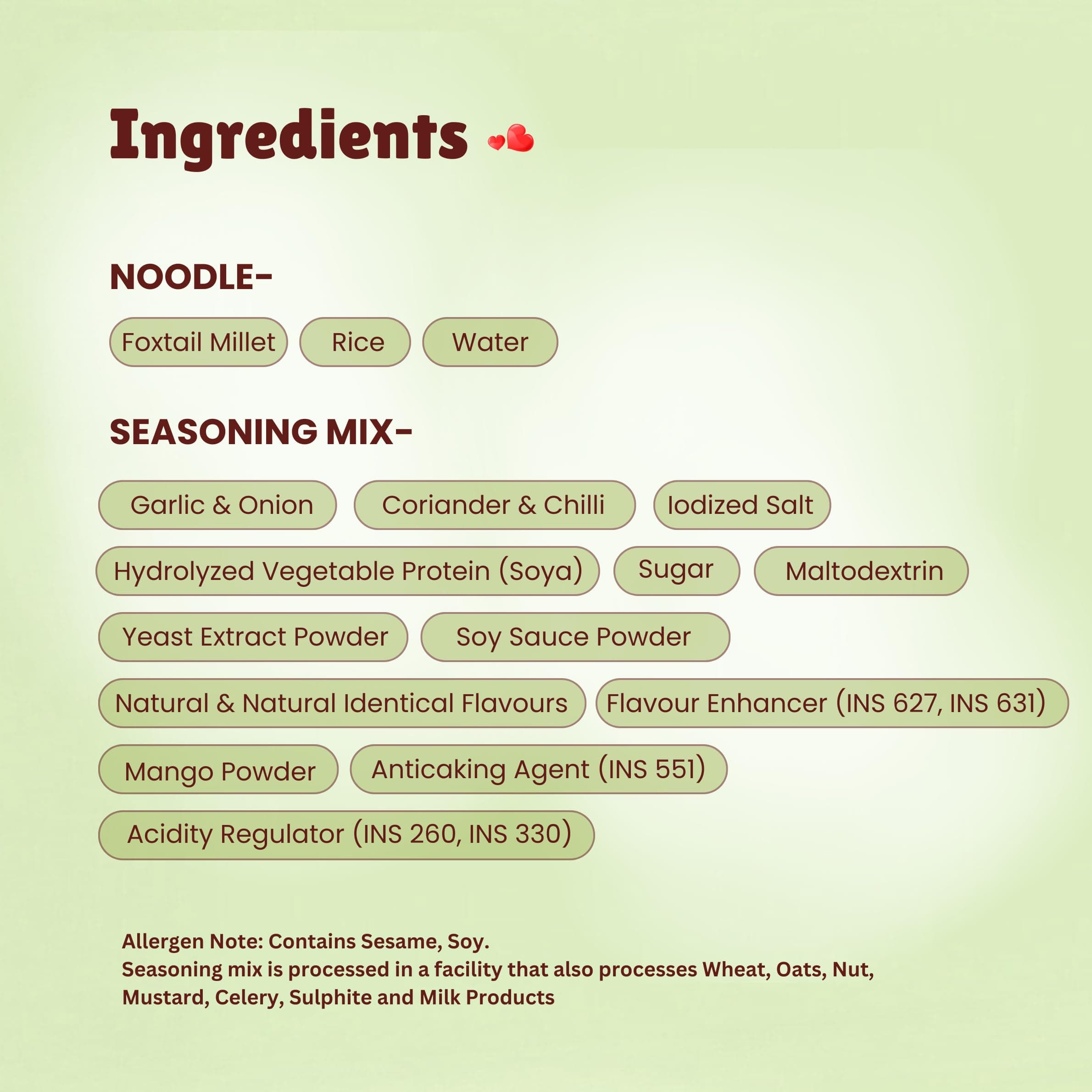 Jvapa Millet Noodles - Made with just Foxtail Millets & Rice | Naturally Gluten Free - 600 gm (200 gm x Pack of 3),Non Bleached, Low GI Noodles with Masala Seasonings — image 5