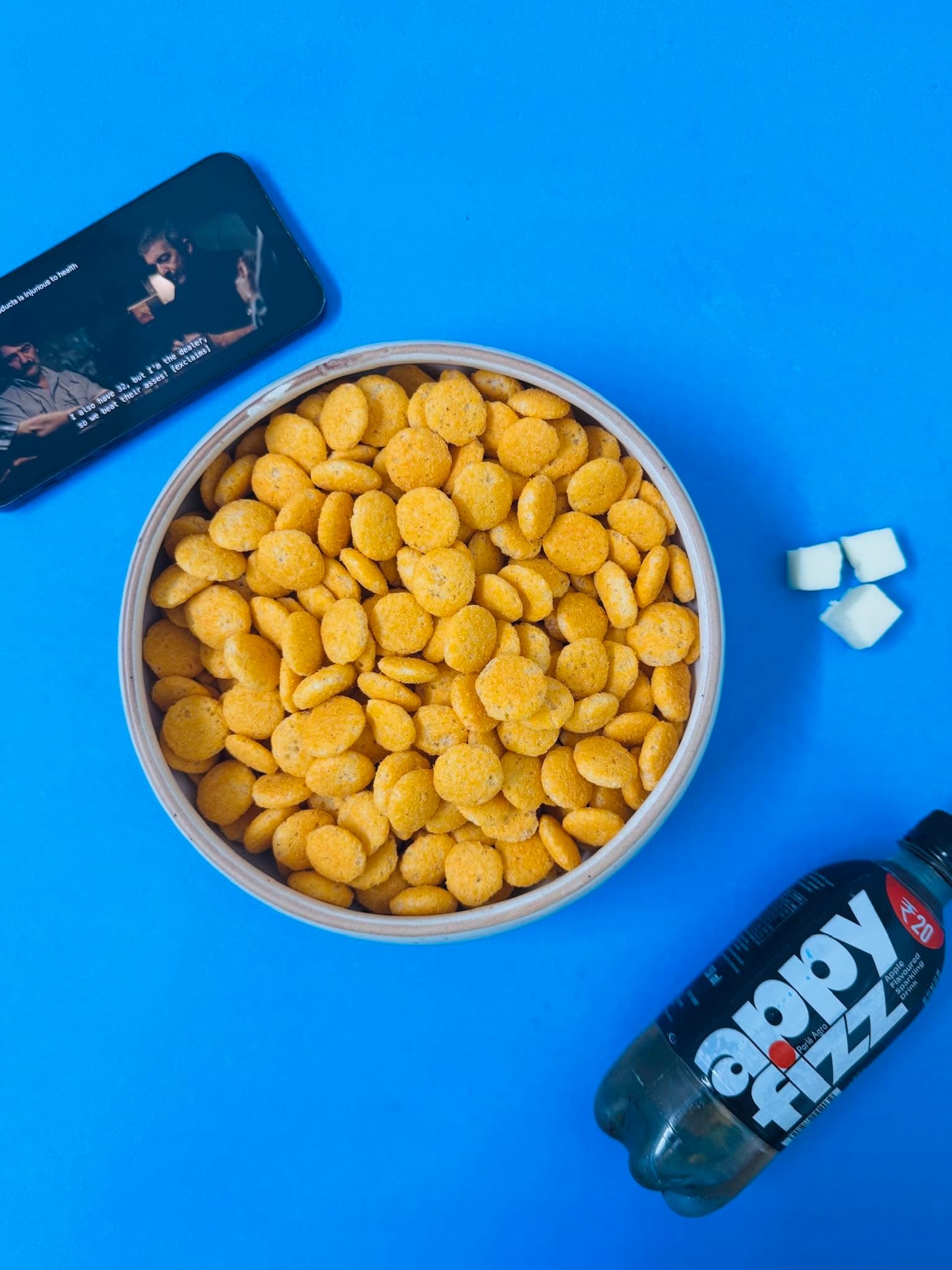 Snack First Baked Jowar Puff Cheese (3)100g & Chitoz Cheese (3)80g, Pack of 6, No Onion No Garlic, Jain, Puffed Snack, Corn Puffs, Healthy Snack, Namkeen, — image 6