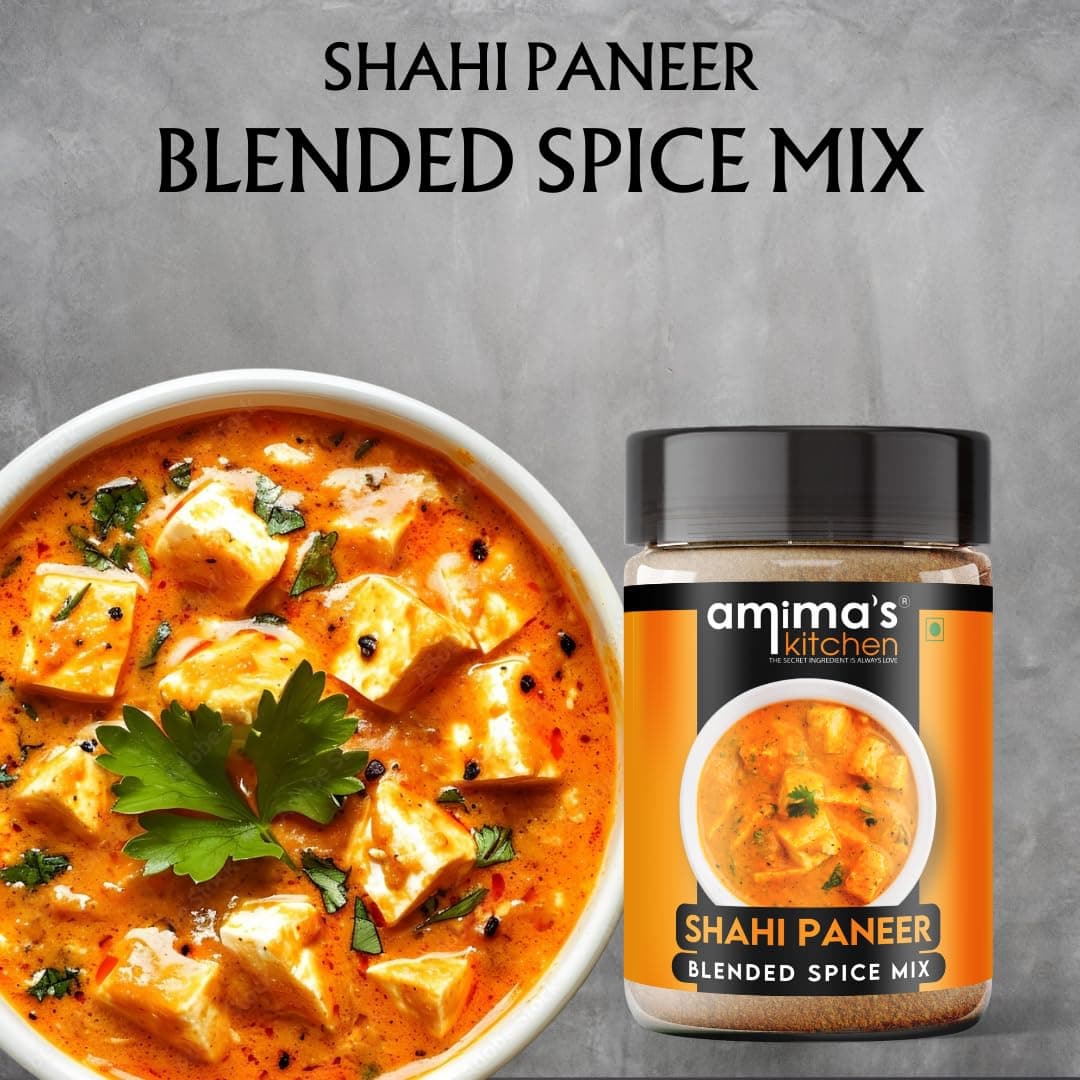 Amima's Kitchen Combo Of Shahi Paneer + Dal Makhani Jain Spice Mix (No Onion No Garlic) – 100 Grams (Pack of 2) | Blended Spice Mix | For Healthy and Delicious Cooking | No Synthetic Flavour & Color | Ready Masala Powder — image 3