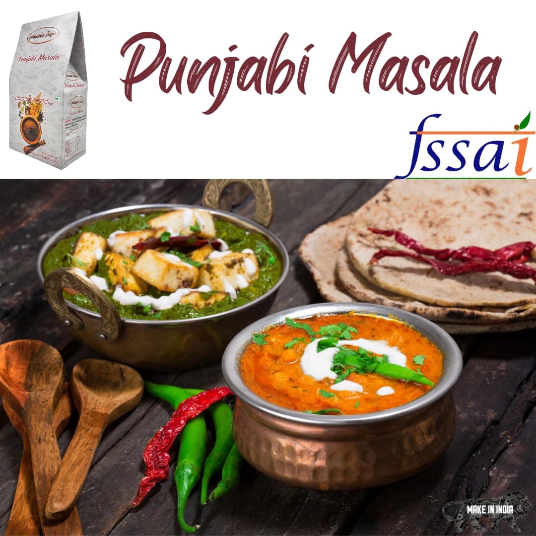 Masala Raja Punjabi Masala 100g, (No Onion, No Garlic) Blended Spice for Authentic Taste and Colour, Made With 100% Natural Ingredients Of Mountains — image 4