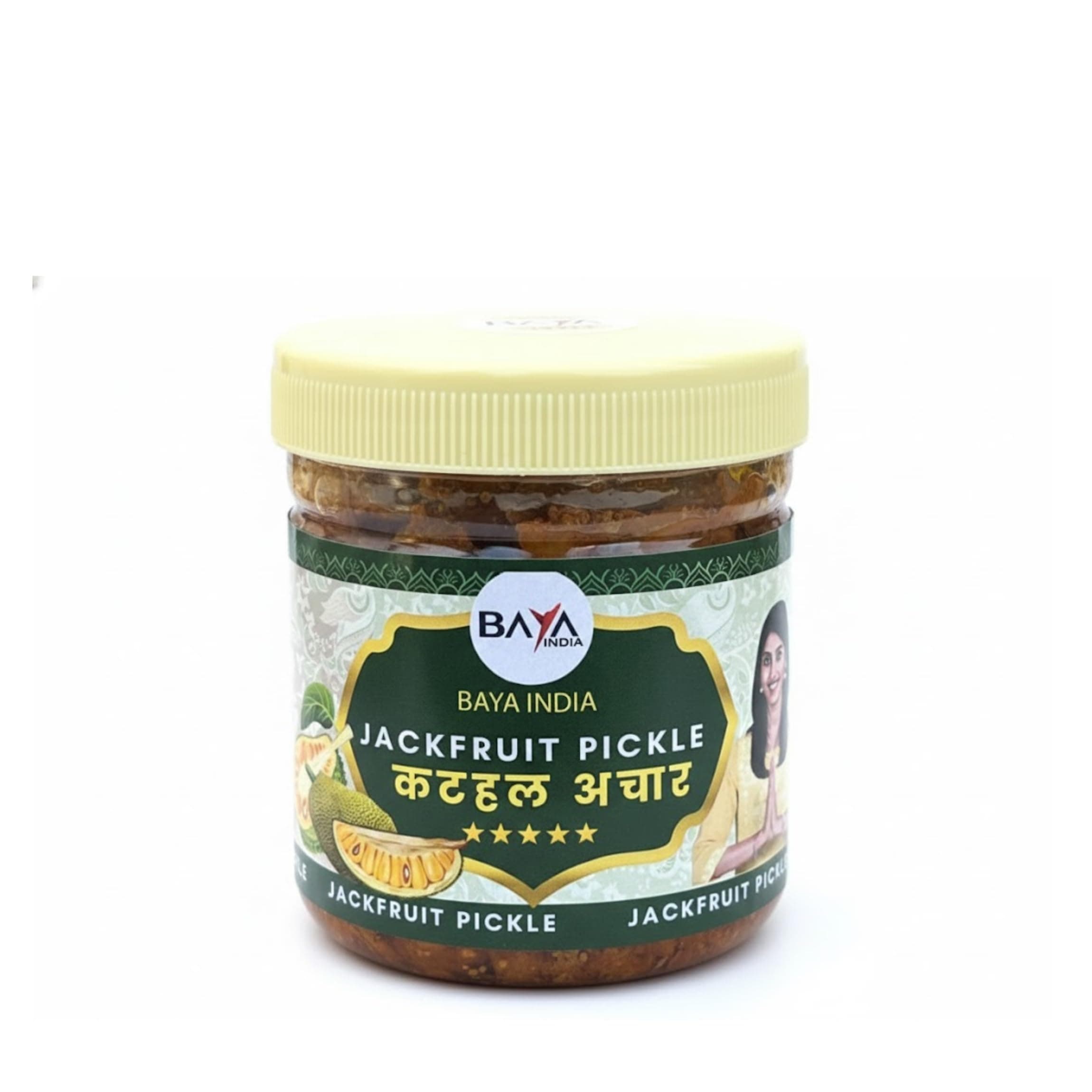 Baya India Homemade Kathal ka Achar | Jackfruit Pickle| Traditional Spicy & Tangy | No Preservatives, No Vinegar | Made in Pure Mustard Oil | Sun-Dried | No Onion & No Garlic | 250g Plastic Jar — image 8