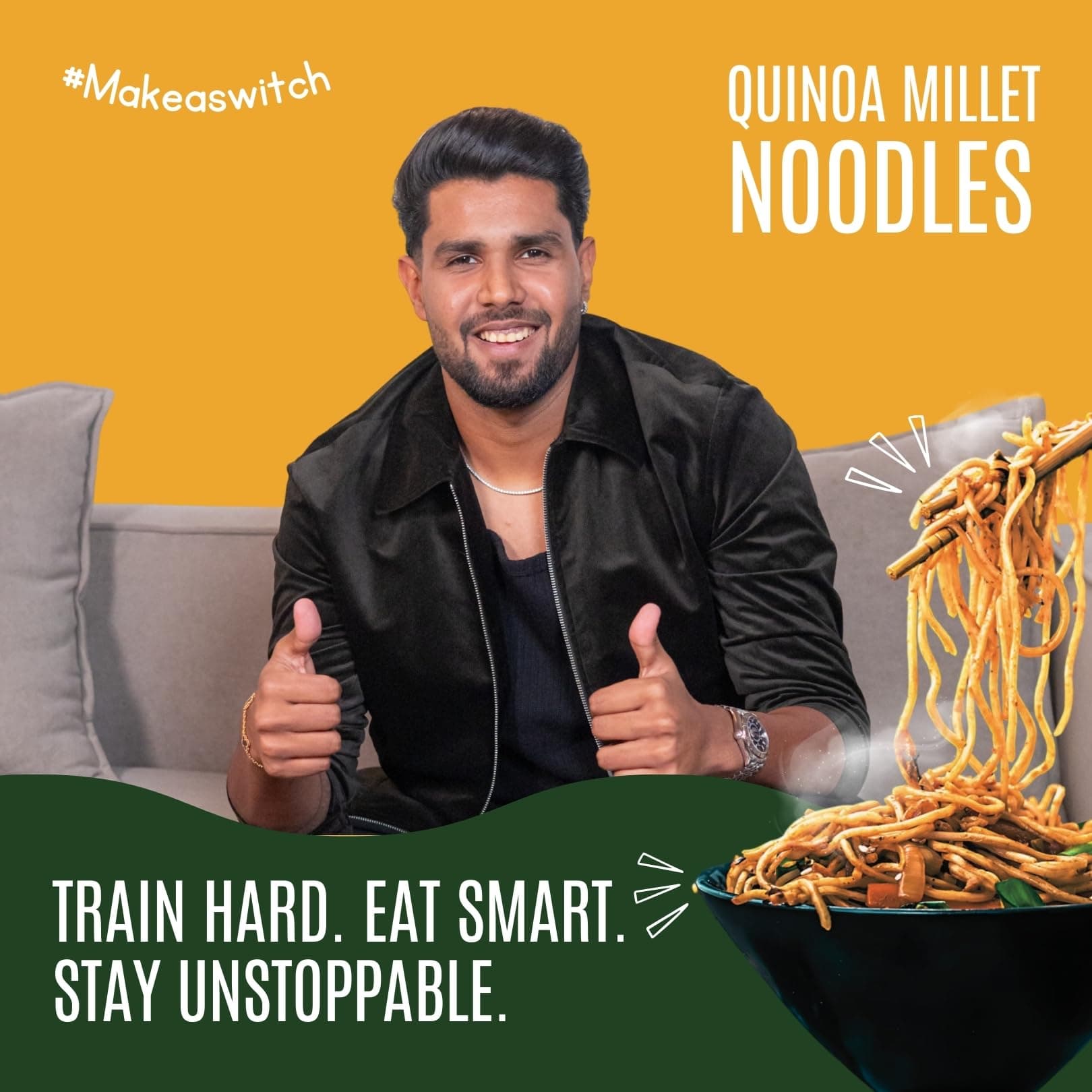 Healthy Master Quinoa Millet Noodles | 2 Pack x 200g | No Maida, No MSG | Not Fried | Ready to Cook | Vegan Noodles | Healthy Noodles for Kids & Adults — image 5
