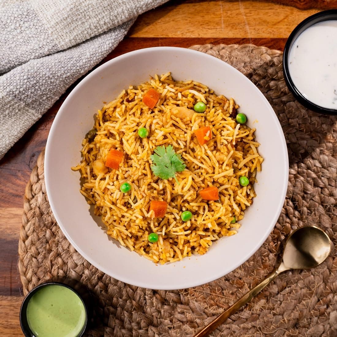 Instantly Yours Ready to Eat Shahi Biryani Veg 500 gm (pack of 2), Ready to Eat Indian Rice with Vegetables and Spices (No Onion No Garlic)(Jain) — image 5