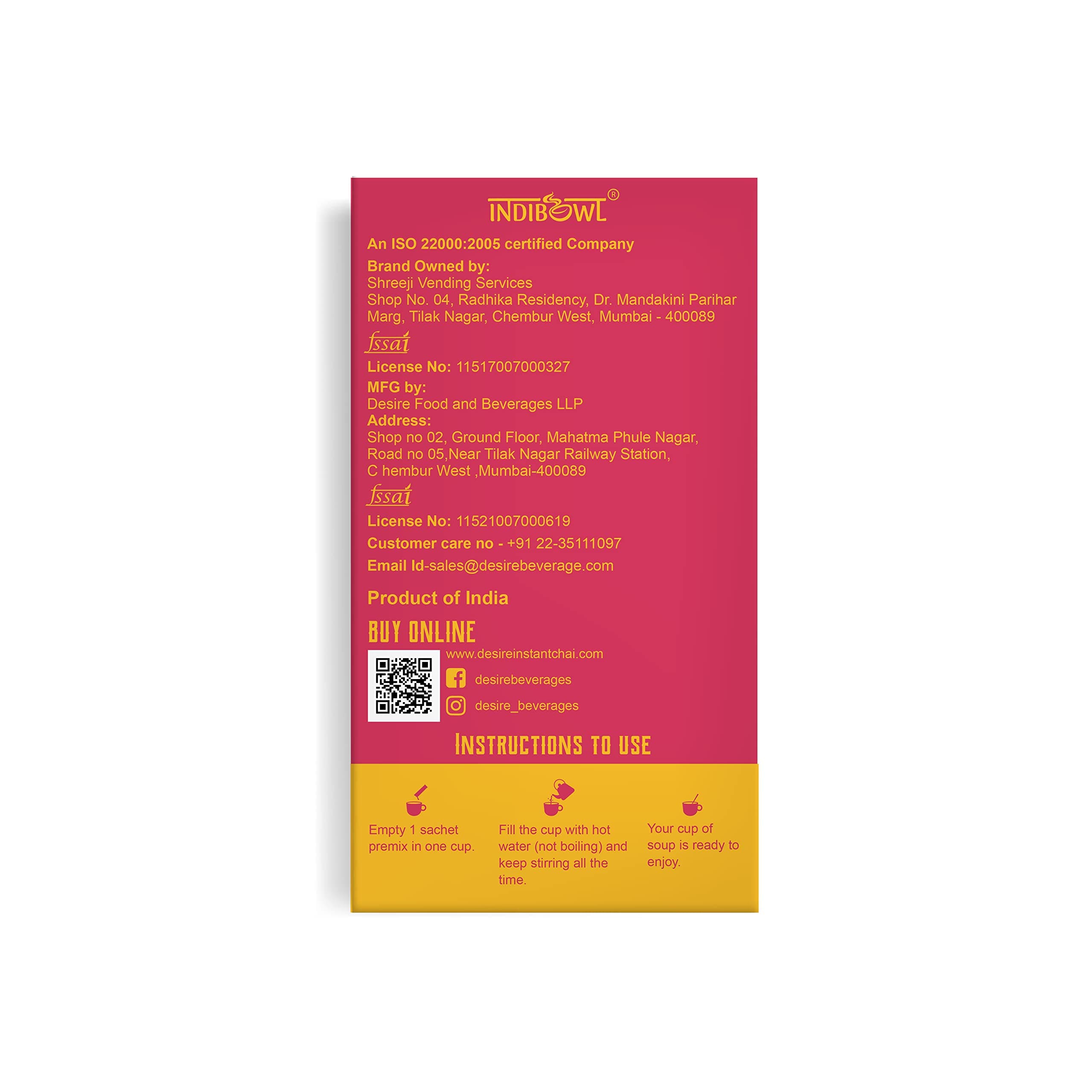 INDICUP Tomato Soup Packet | Ready to Eat Instant Soup Premix | Soup in Fresh Just Add Hot Water & Enjoy | Refreshing Taste | 20 Sachets — image 7