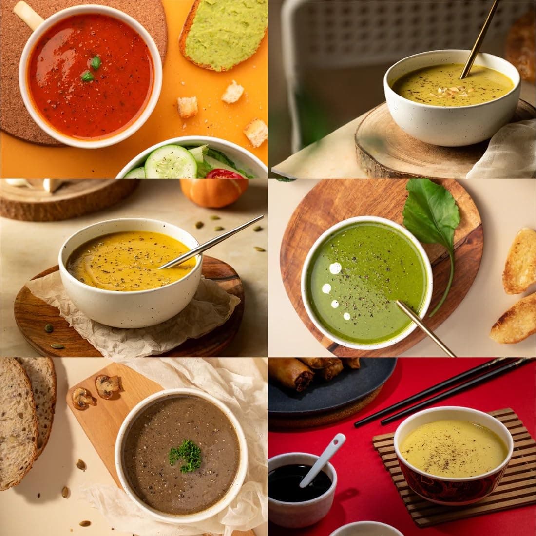 Simplify Foods Instant Soup | Soup-er 6 Pack | 6 Soups-12 Single-Serve Sachets (Each Makes ~125 ml) | Made with Real Ingredients | Just Add Hot Water | Office-Friendly | On-The-Go| Clean Label | 0% Additives or Preservatives — image 5