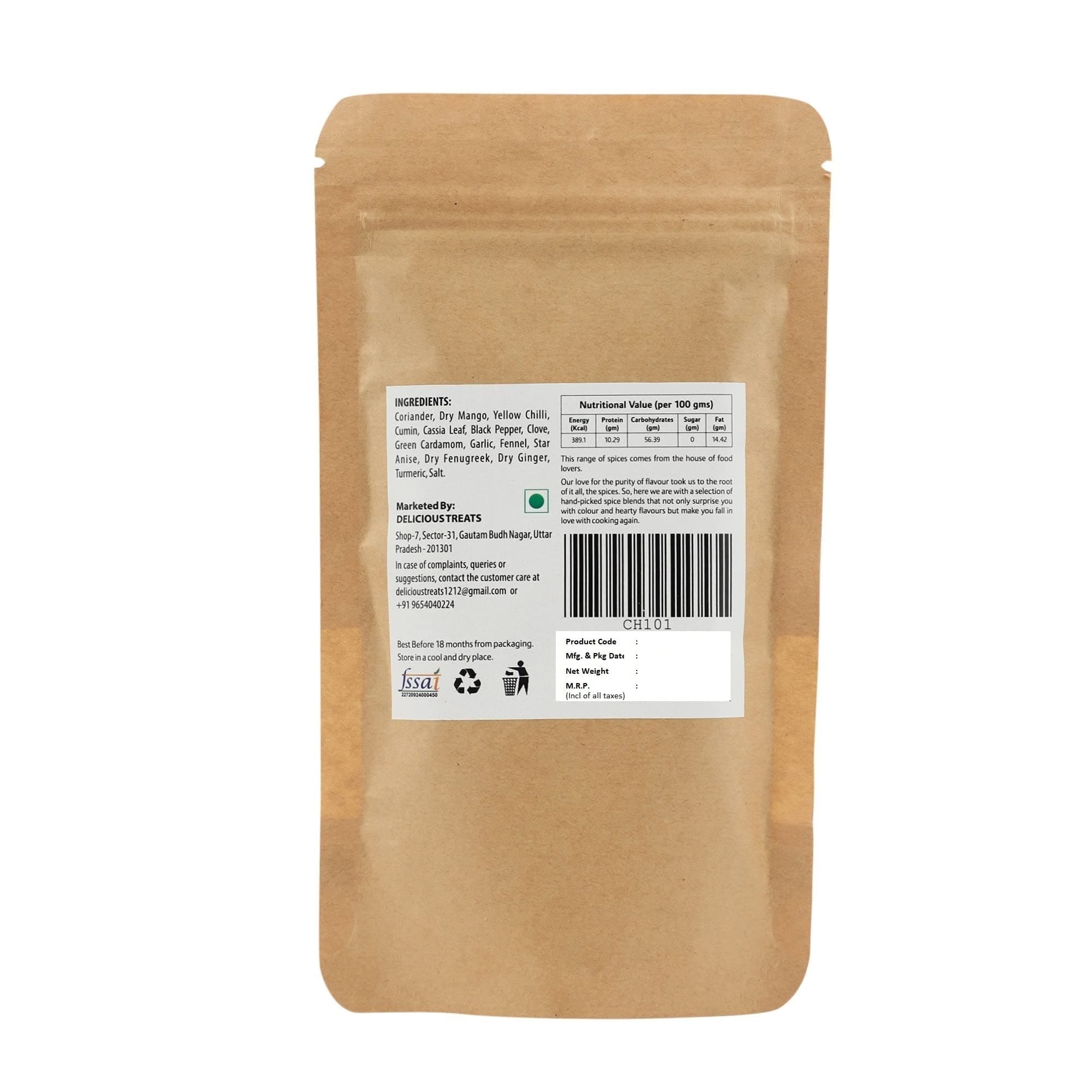 Earthen Eats Masala Combo | Pack of 12 | Fresh & Pure (Refill) — image 4