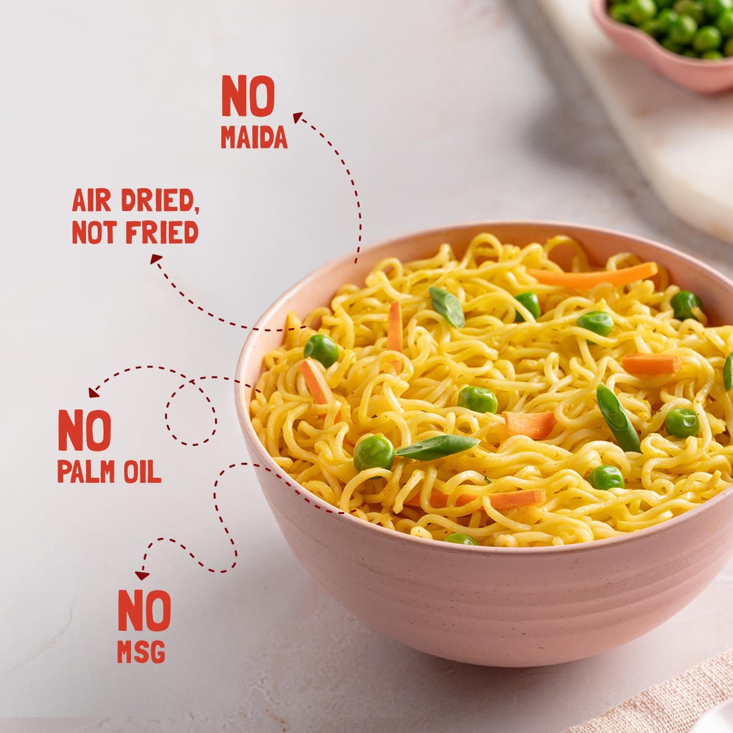 Slurrp Farm No Maida, No MSG Instant Noodles | Magic Masala | Not Fried, Millet Noodles, 6 X 57 g — image 5