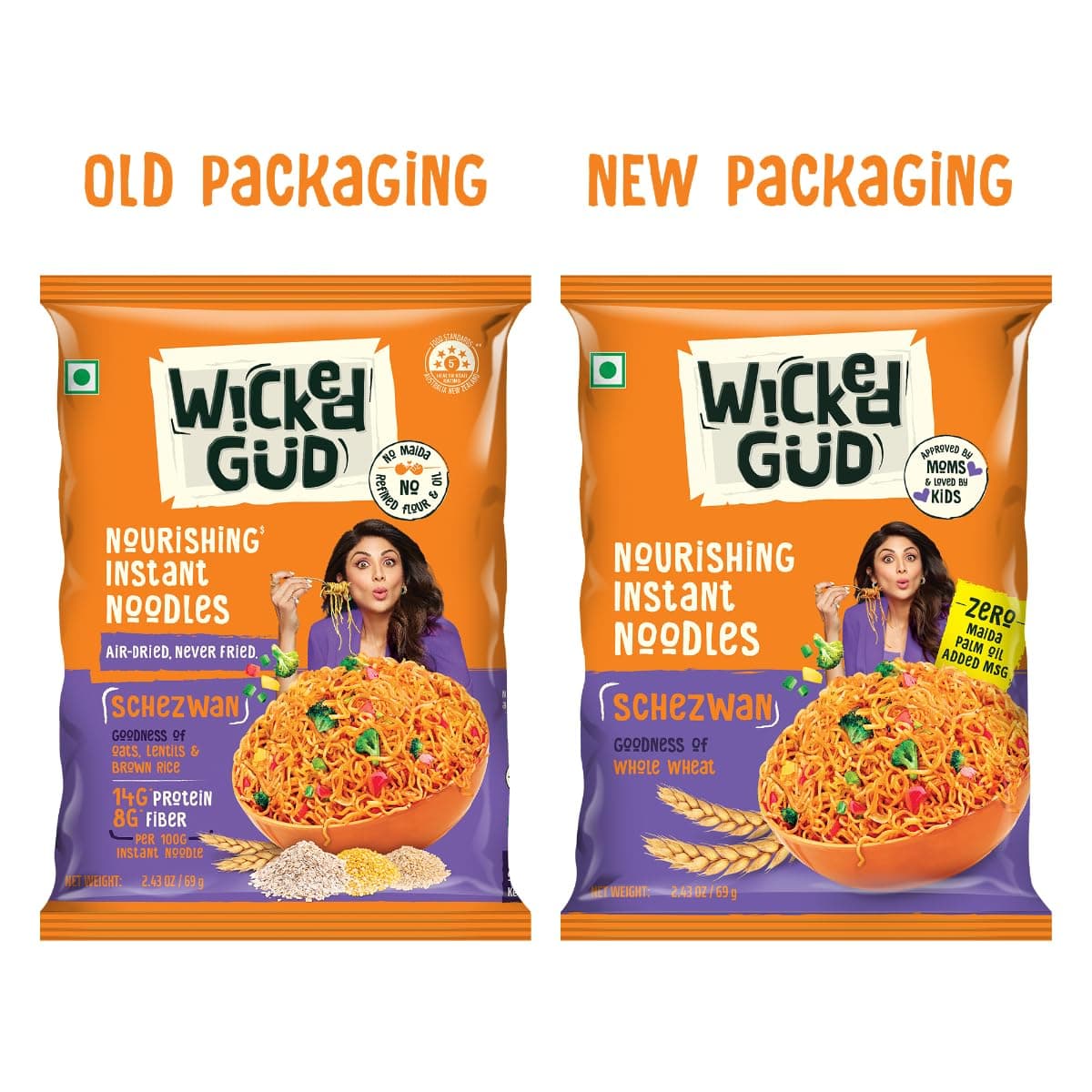 WickedGud Nourishing Instant Noodles Range (Single Packs) | No Maida | No Oil | No MSG | High Protein | High Fibre | Cholesterol Free — image 3