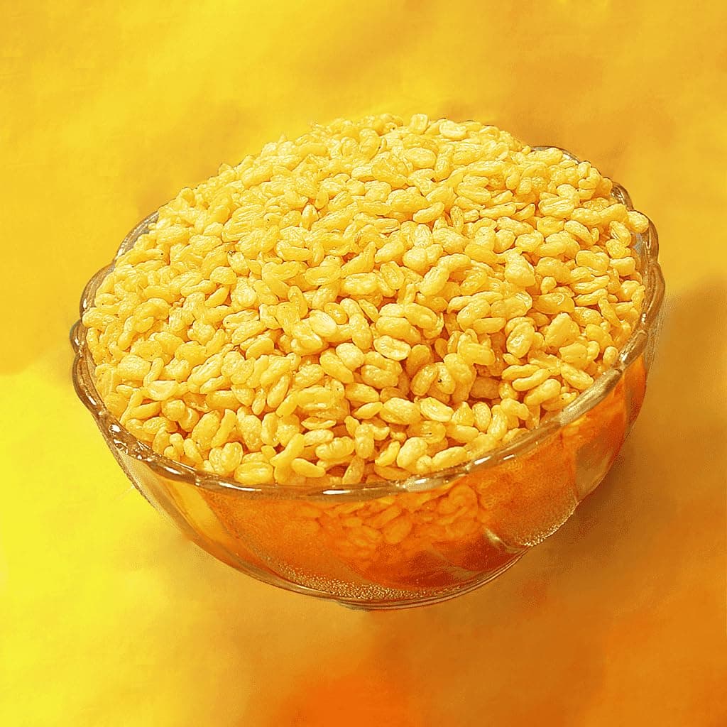 JAIN Moong Dal, Size - 360g, Zipper Packing, Super-Crunchy & Fresh Roasted Moong Lentil Namkeen with Crisp Texture, Protein-Rich, Low-Oil, Ready-to-Eat Snack — image 3