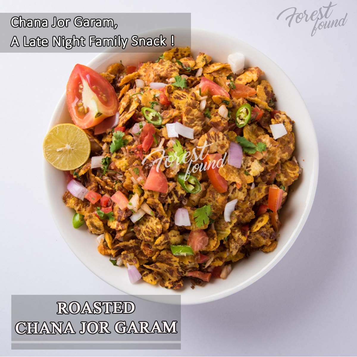 Forest Found Vacuum Roasted Black Chana Jor Garam (250g) – 100% Oil-Free & Gluten-Free Namkeen | No Salt & No Masala | Low-Fat Diet Snack for Weight Loss — image 6