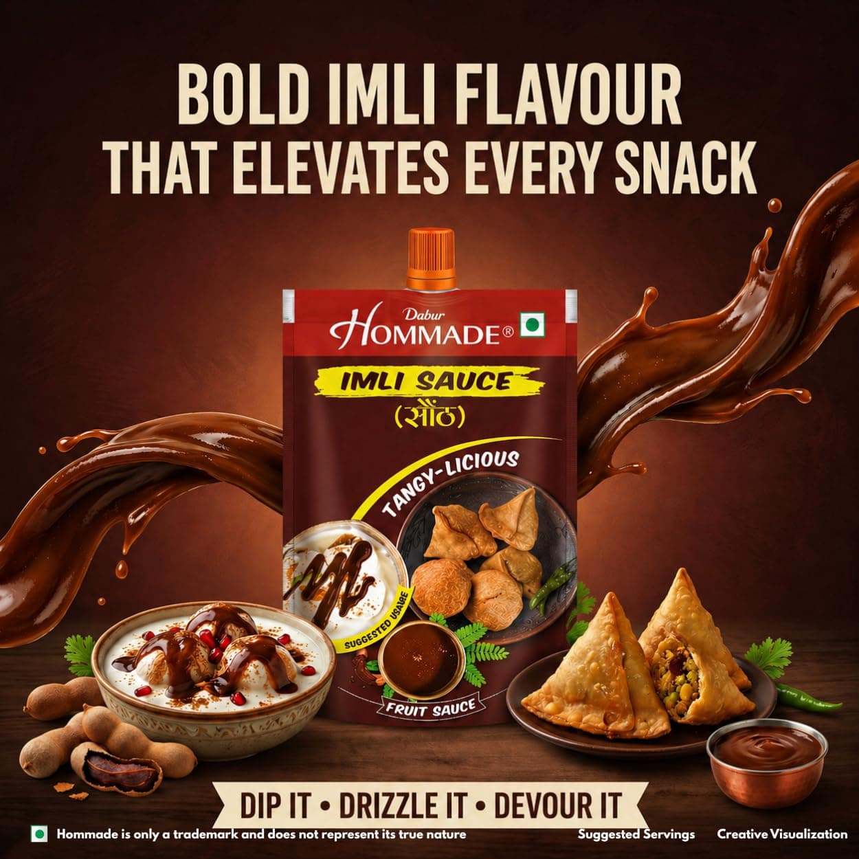 Dabur Hommade Imli Sauce Prepared From Tamarind, 100 Gm — image 4