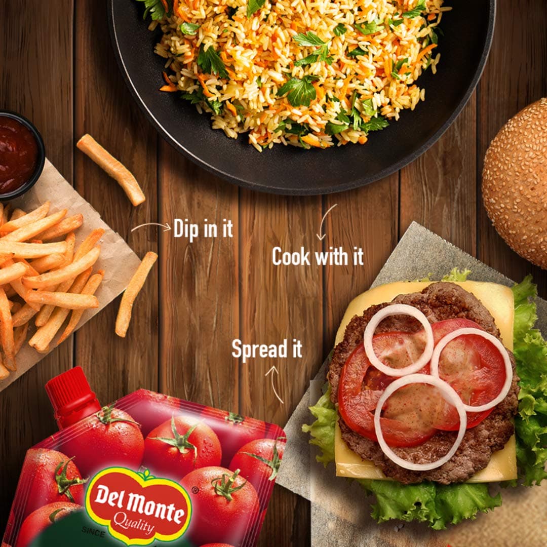 Del Monte Tomato Ketchup - No Onion No Garlic, 900 g| No MSG |100% Vegan | Tomato Sauce — image 10