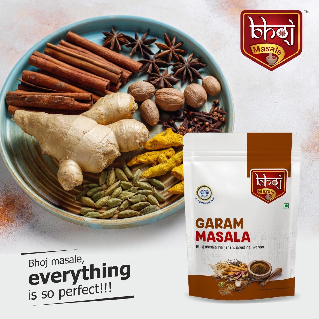 Bhoj Masale Royal Garam Masala | Powder | Spices 200GM | Exotic Blend of Ingredients for Daily cooking | Aromatic Garam Masala| Rich in Flavor | Naturally Processed and No Preservatives. No onion and no garlic added (Jain Masala) — image 5