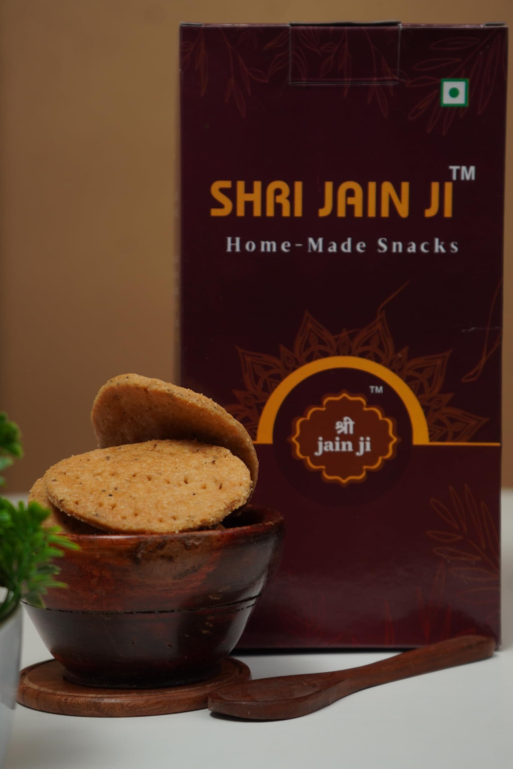 SHRI JAIN JI Atta Namkeen Mathri 250g | No Palm Oil | No Preservatives — image 2