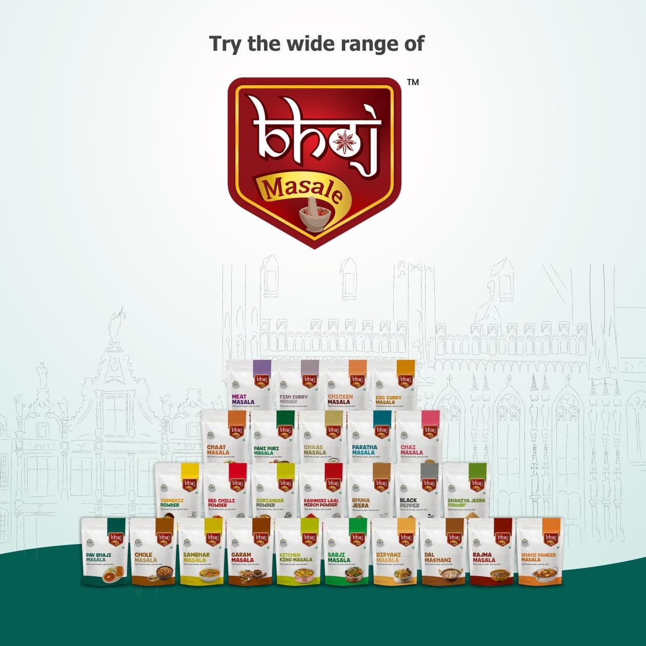 Bhoj Masale Pav Bhaji Masala Powder 200GM | Delicious & Aromatic Pav Bhaji | Premium Spices Blend | Zero Additives & Preservatives. No Colour, No Preservatives, No Onion & No Garlic (Jain Masala) — image 7