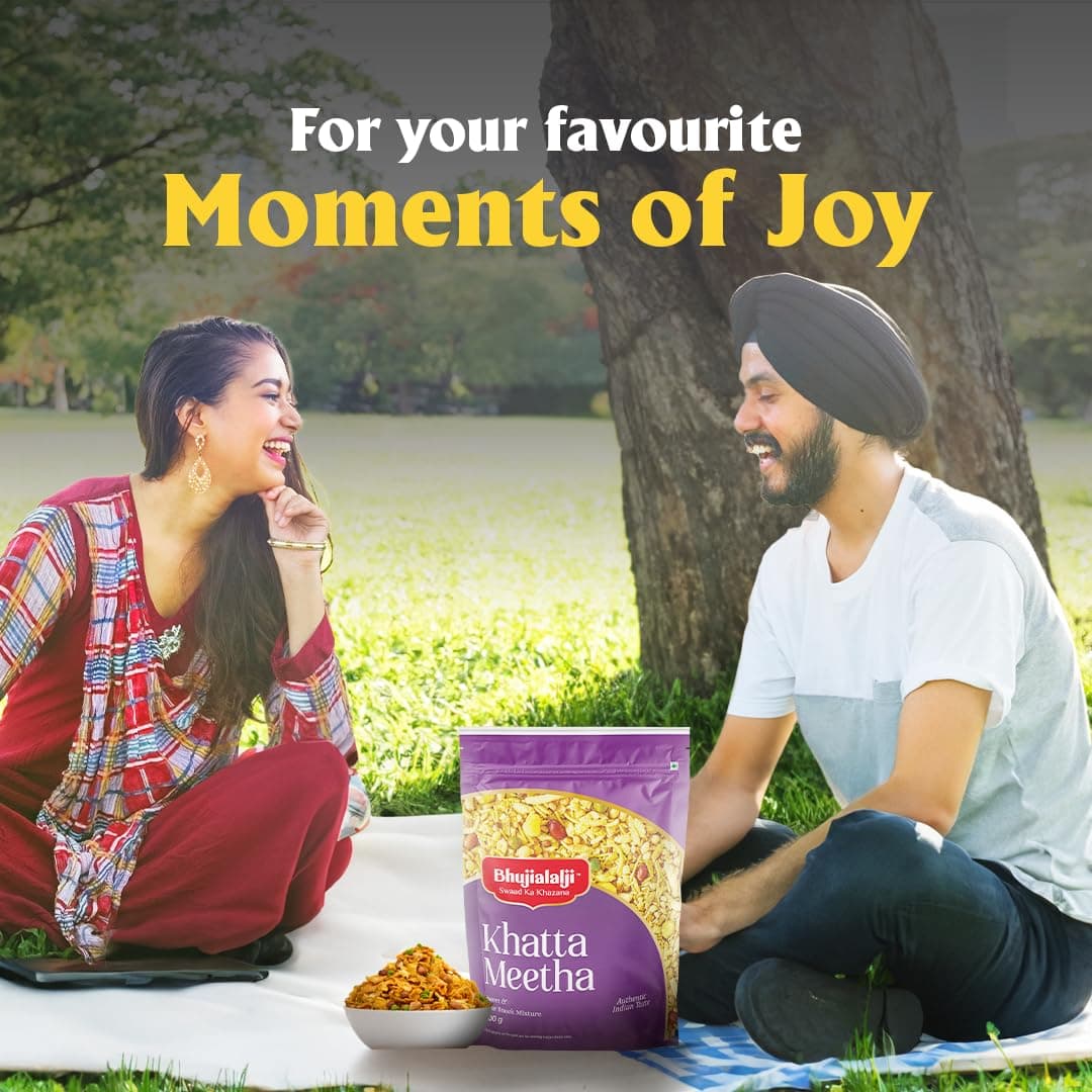 Bhujialalji Khatta Meetha (pack of 1) 1kg | Namkeen Snacks Tasty & Crunchy Tea-time Namkeen | All time favourite indian snacks/Namkeen | Ready to eat | Crsipy & Light snacks. — image 3