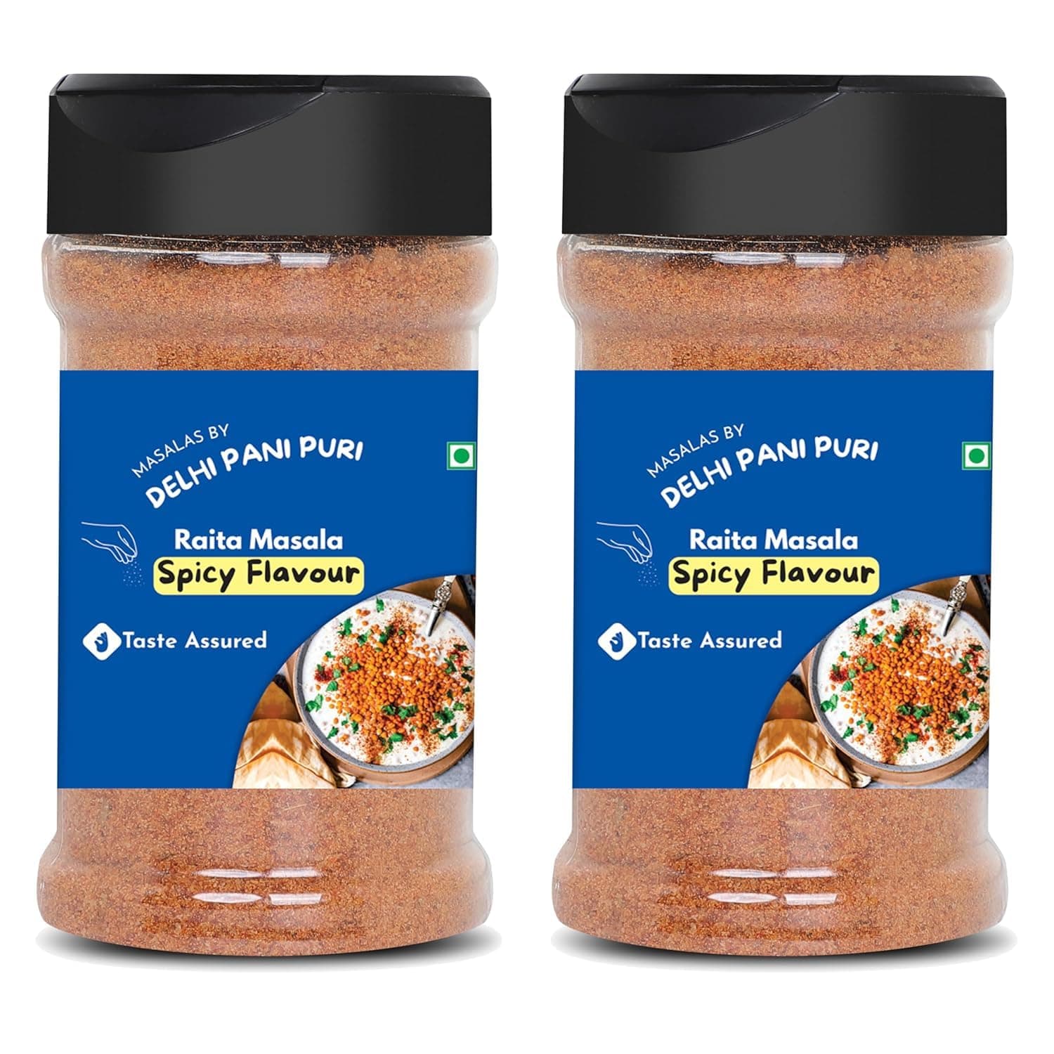 Raita Masala | Spicy Flavour Pack of 2 | 100% organic No Chemicals | Desi Spicy Punch | Perfect Seasoning for Buttermilk, Plain Curd, Boondi Raita & Vegetable Raita |180g — image 2