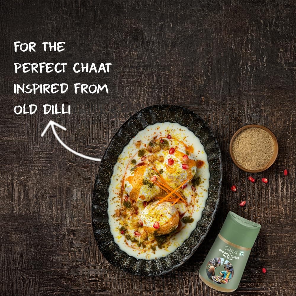Orika Old Dilli Chat Masala - Premium Spice Blend, 100% Pure and Natural, Perfect for Flavoring Indian Snacks and Dishes, 80g — image 4