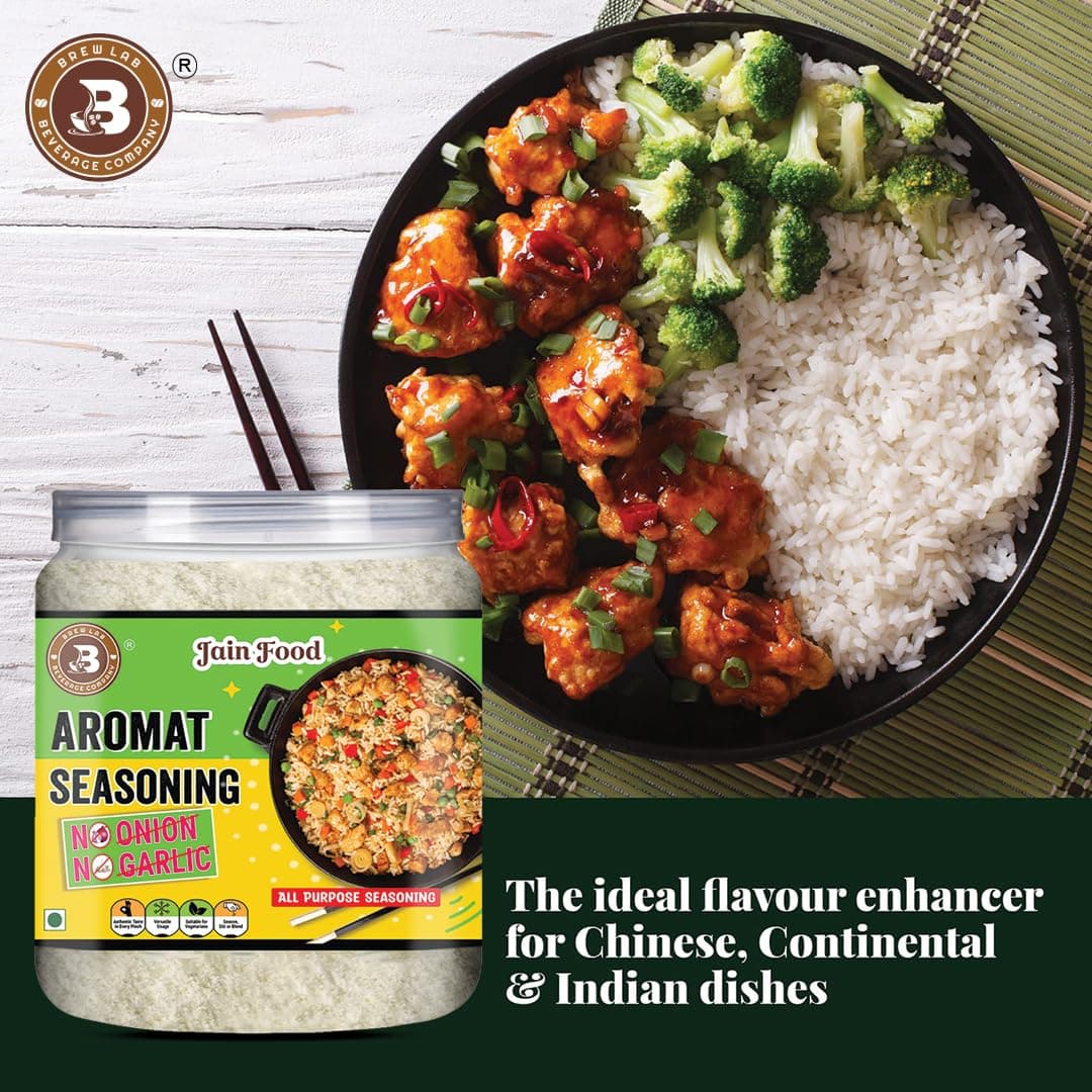 Brew Lab NO Onion No Garlic Aromat Seasoning | Ideal For Jain Food | Flavor Enhancer | (250 g) — image 5