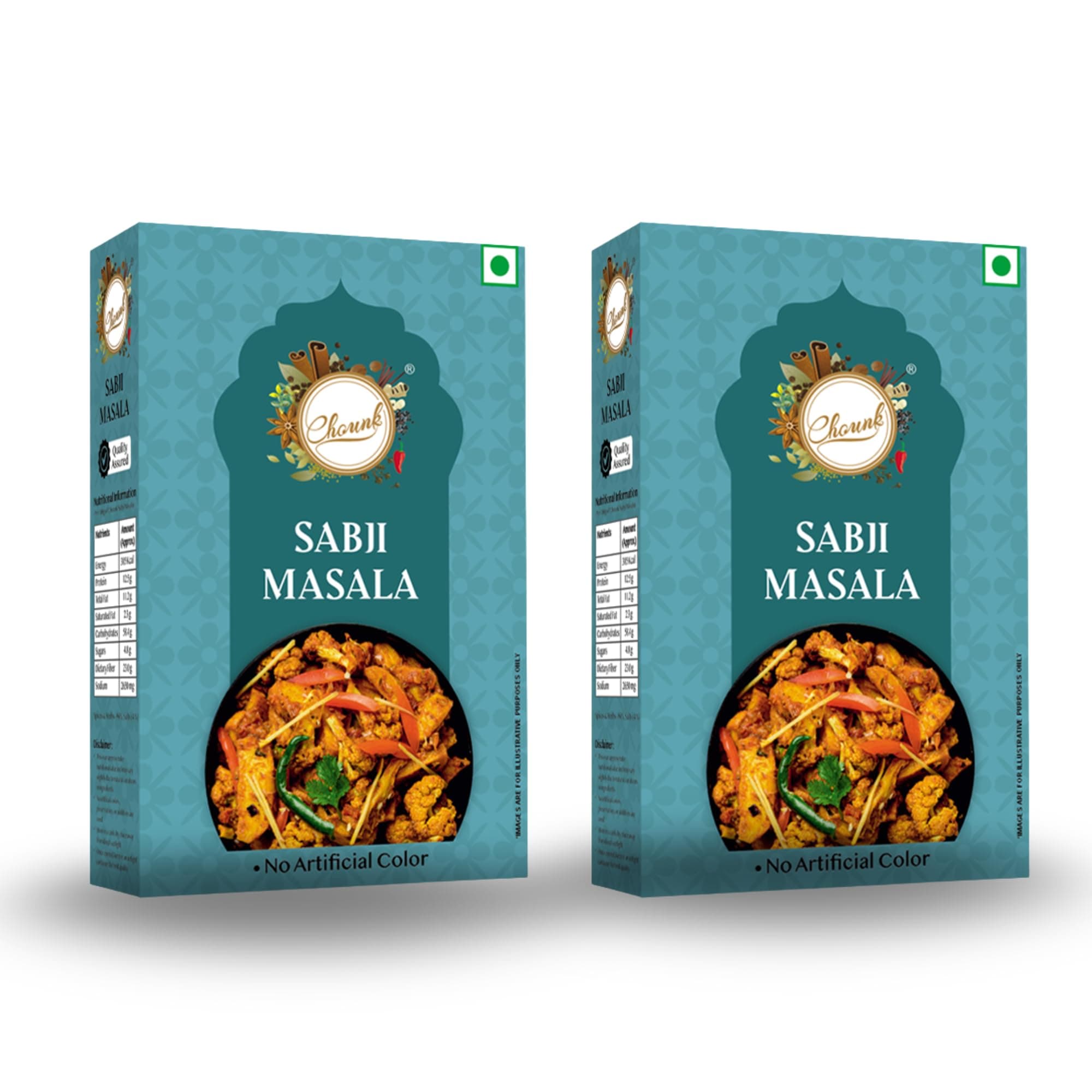Chounk Sabji Masala -100G (Pack Of 2) | Make Home Recipe Like Restaurant | Blended Spices Mix | Healthy Delicious & Flavourful Cooking | No Artificial Flavours | No Preservatives | Ready Masala Powder — image 2