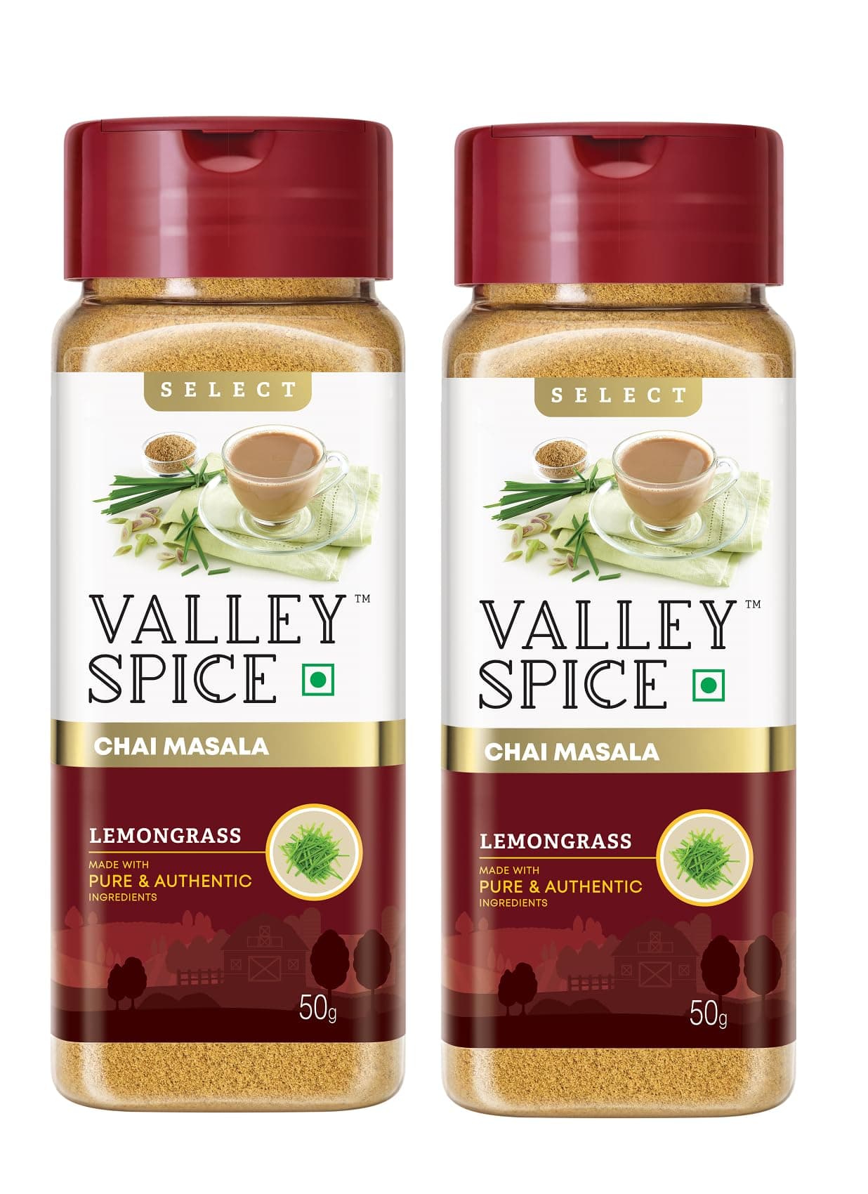 Valley Spice Select Chai Masala (Lemon Grass 50g (Pack of 2)) — image 2