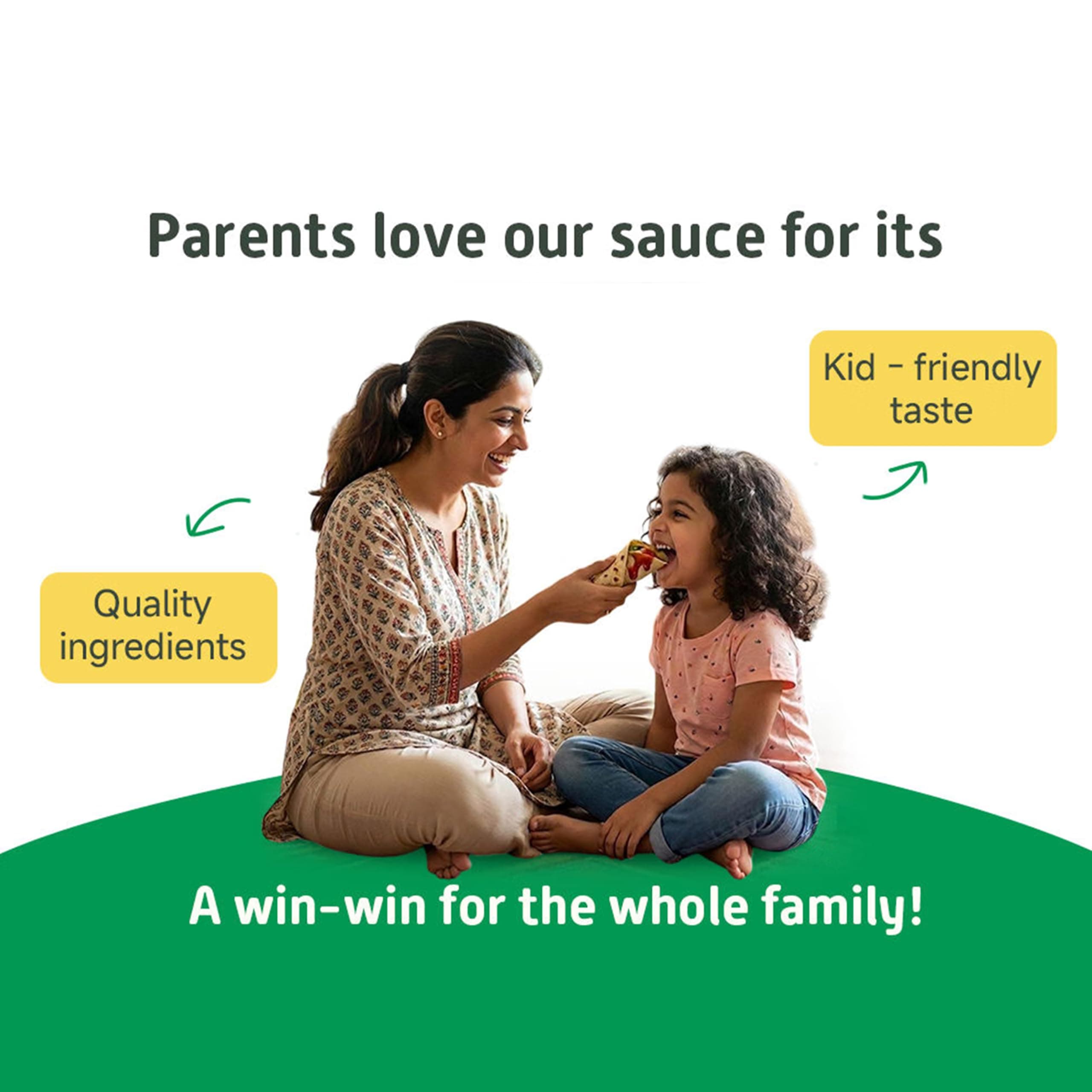 Little Joys Tomato Sauce Squeeze For Kids | No Refined Sugar, No Added Preservatives, No Chemicals | 100% Vegetarian | Tomato Ketchup With Jaggery | 320gm (Pack of 2) — image 4