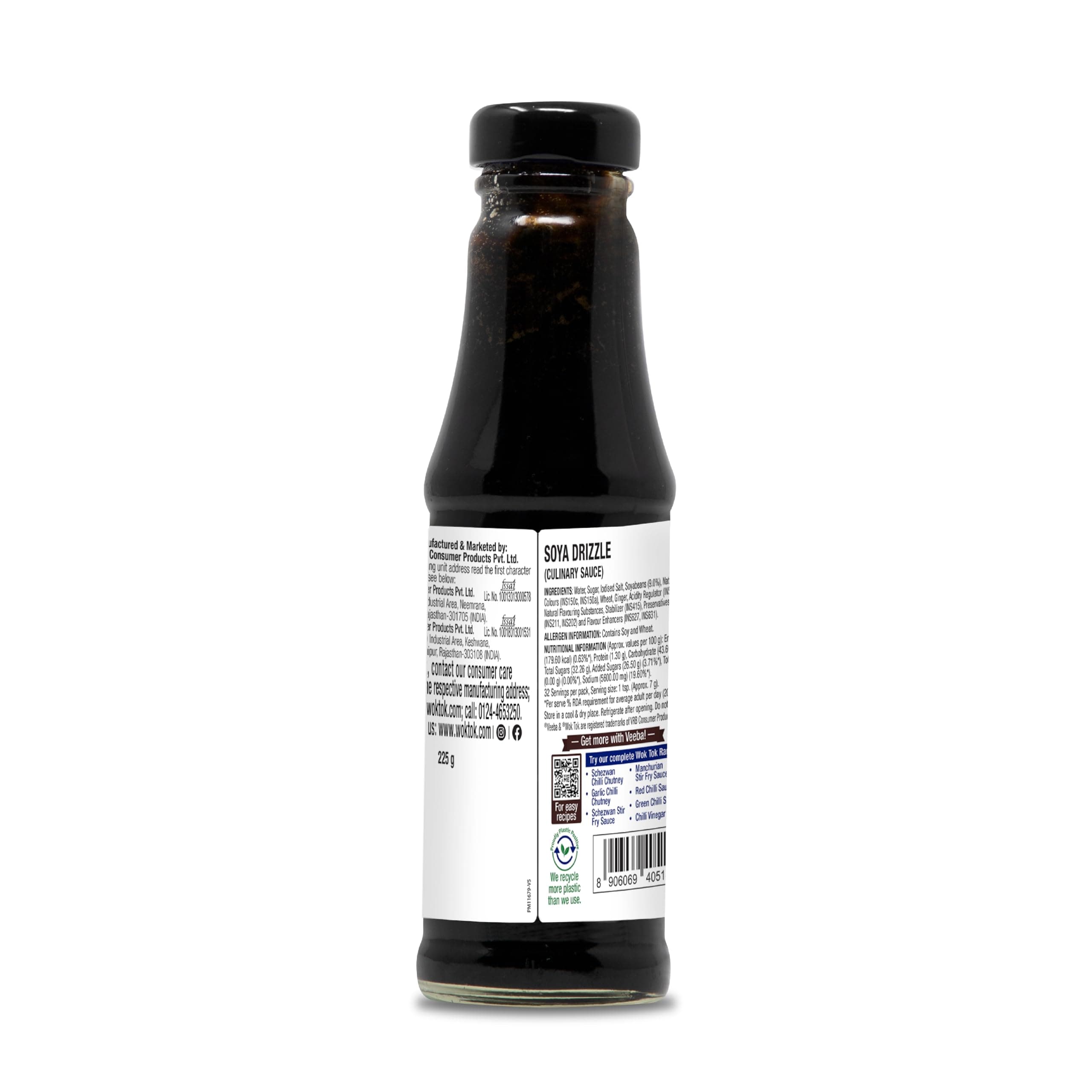 VEEBA Wok Tok Soya Drizzle (225 G) — image 3