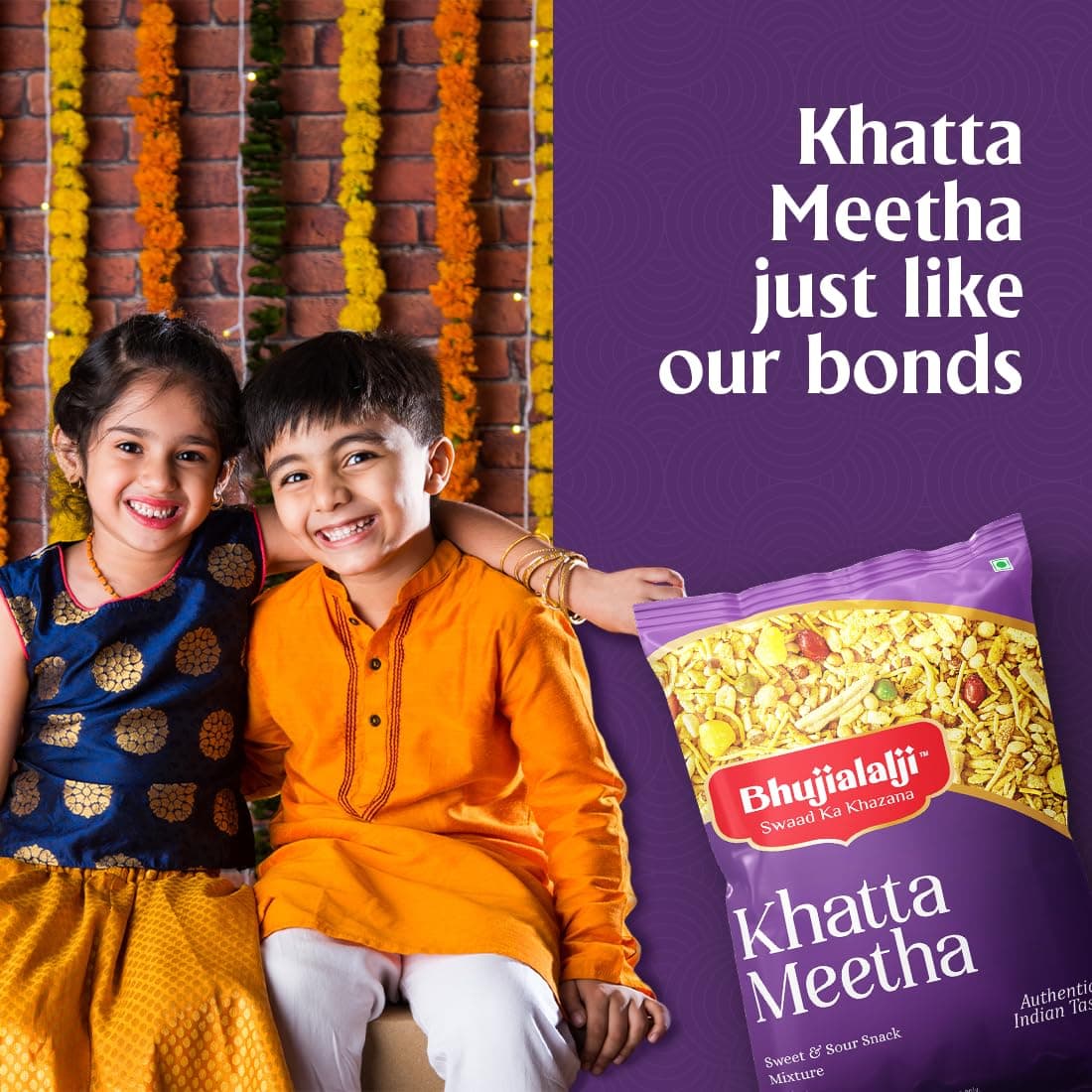 Bhujialalji Khatta Meetha (pack of 1) 1kg | Namkeen Snacks Tasty & Crunchy Tea-time Namkeen | All time favourite indian snacks/Namkeen | Ready to eat | Crsipy & Light snacks. — image 5