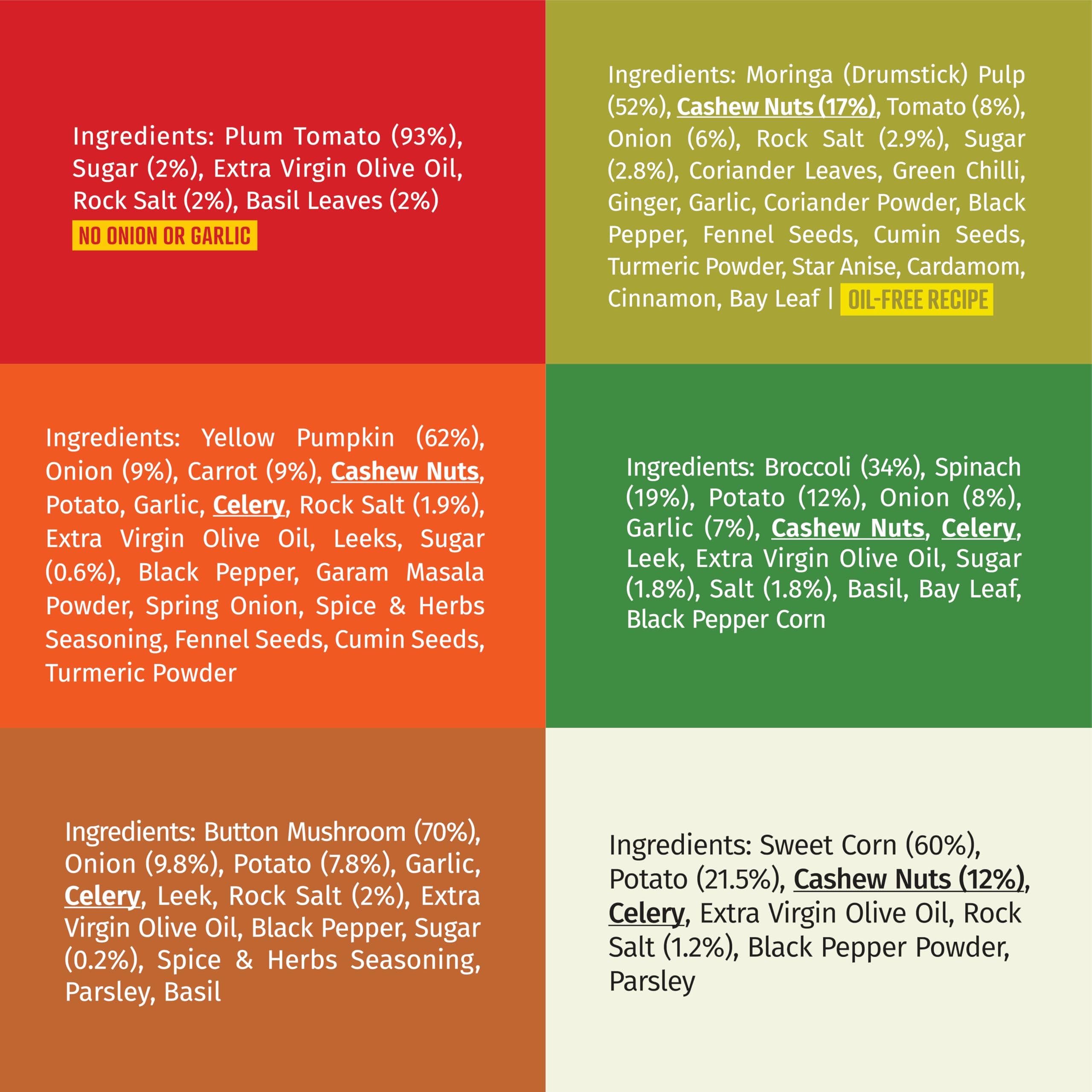 Simplify Foods Instant Soup | Soup-er 6 Pack | 6 Soups-12 Single-Serve Sachets (Each Makes ~125 ml) | Made with Real Ingredients | Just Add Hot Water | Office-Friendly | On-The-Go| Clean Label | 0% Additives or Preservatives — image 4