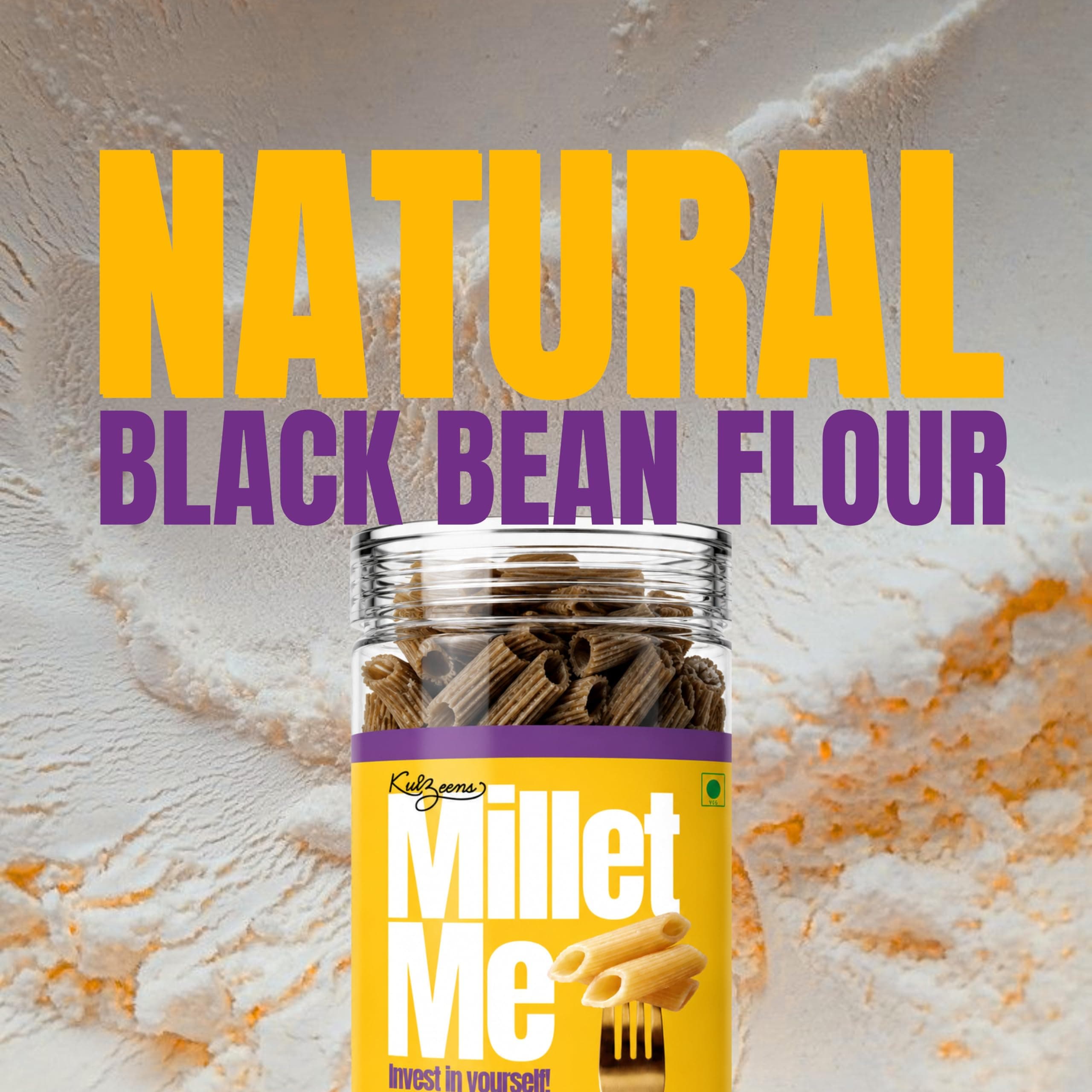 Millet Me by Kuizeens Black Bean Pasta - 230g, Pack of 2 | Gluten-Free & High-Protein | Rich in Nutrients | Easy-to-Make | No MSG | Preservative Free | Jain | No Onion & Garlic — image 8