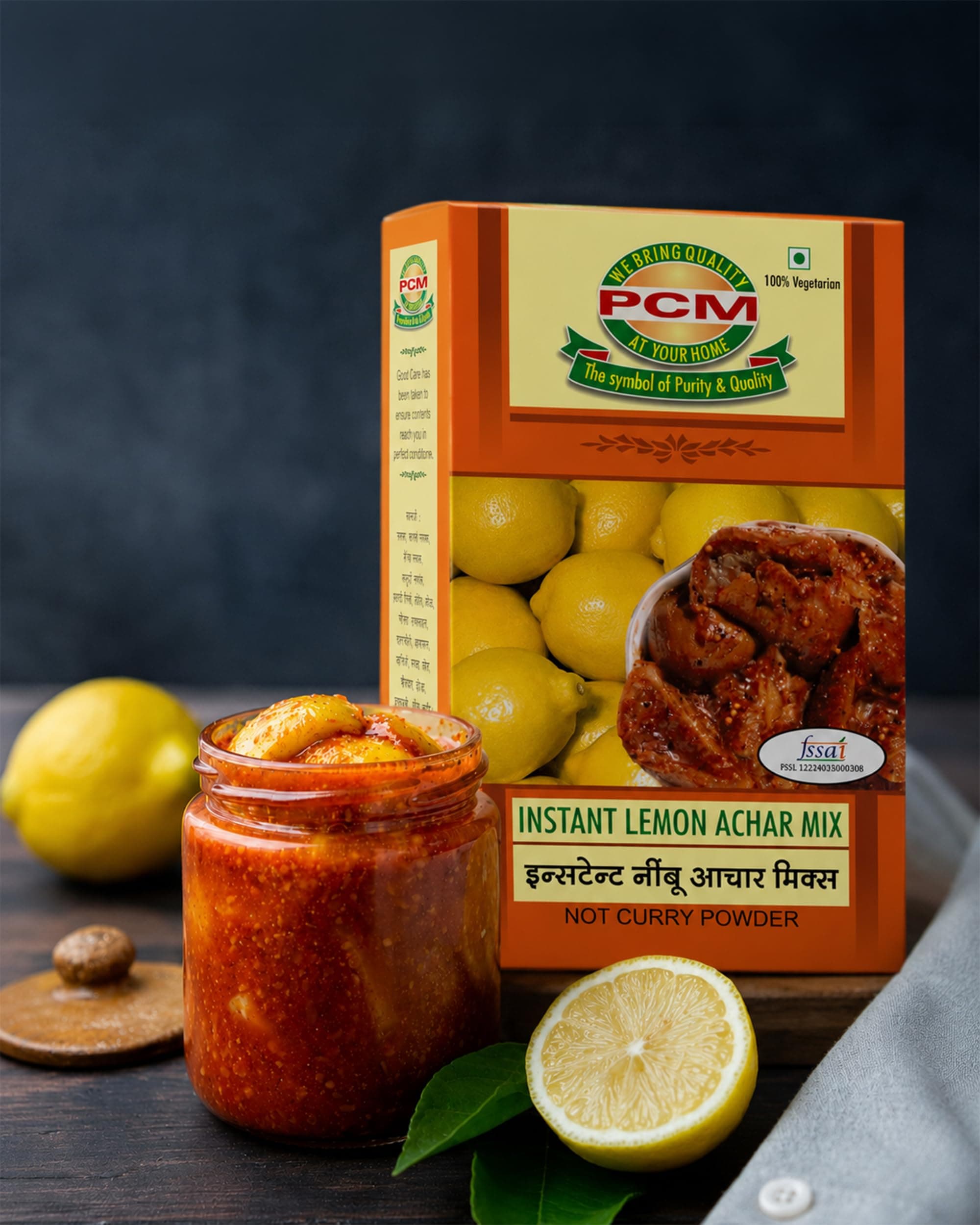 PCM Lemon Achar Masala - 200g | Authentic Spice Blend for Homemade Nimbu Achar, Khatta Meetha Lemon Pickle — image 4