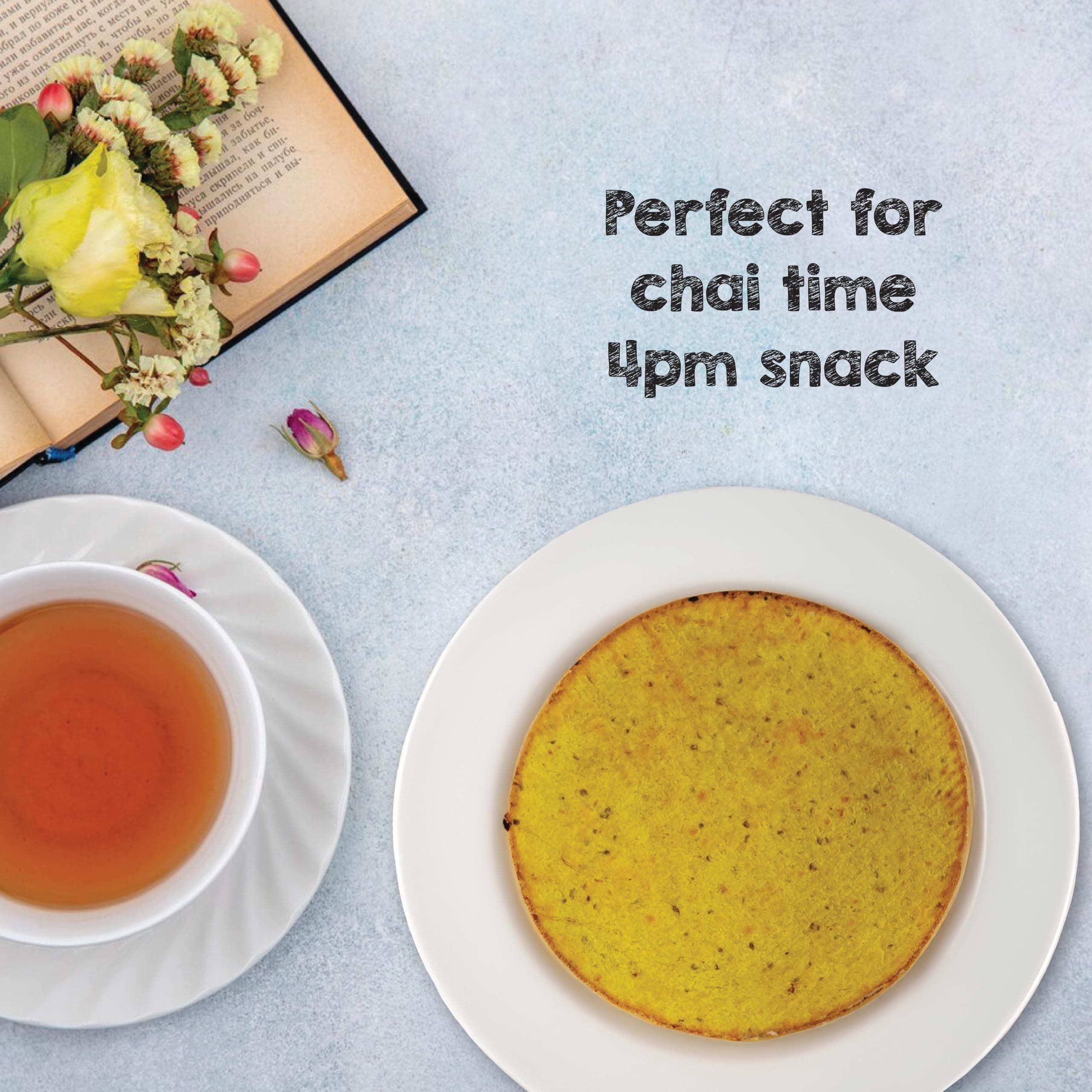 SelfCare By Suman Agarwal Chatpata Moong Dal Khakhra Pack of 1 250g | Roasted-Healthy-Snacks-Crackers-Namkeen-Grocery | Crispy & Chatpata - Tae time - Eat with Dip | Gluten Free - Jain & Travel Friendly — image 6