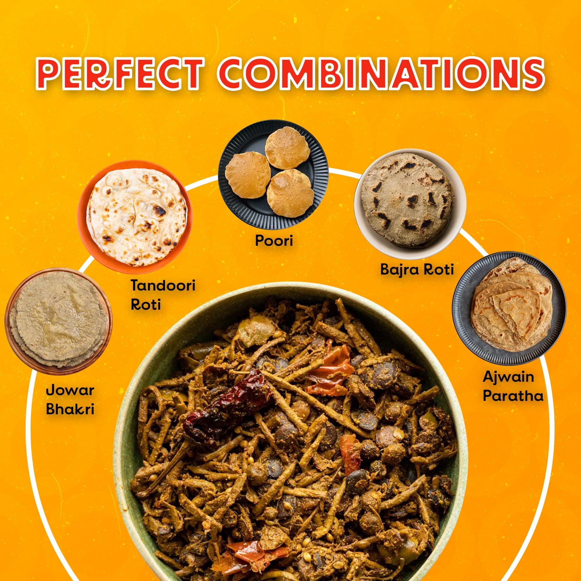 Chokhi Dhani Kair Sangri Ka Saag 300g | Ready to Eat Rajasthani Meal | Heat & Eat Traditional Indian Food | No Preservatives | Veg | Authentic Taste — image 4