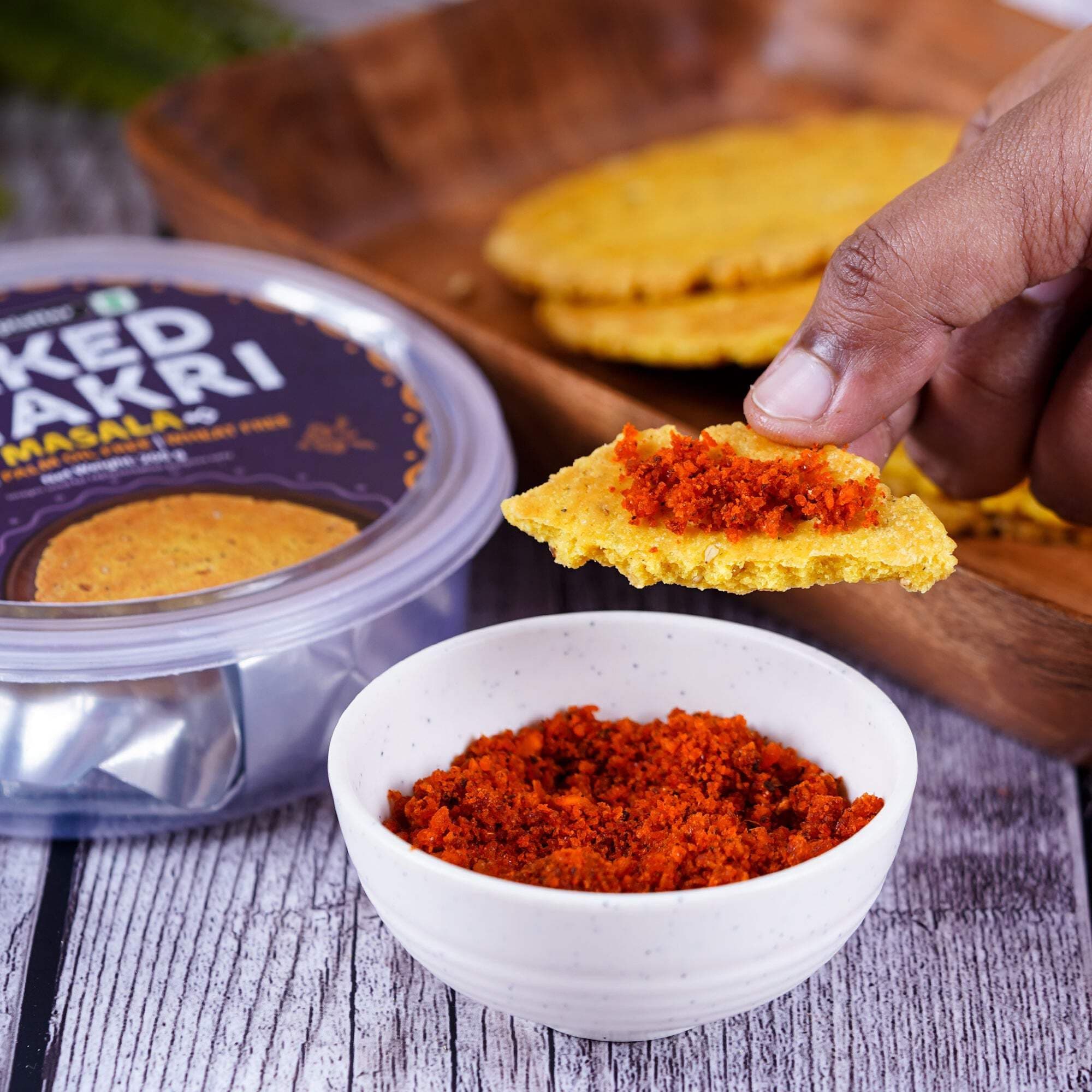 Urban Platter Baked Masala Bhakri, 200g (Wheat Free, Traditional Gujarati Snack) — image 4
