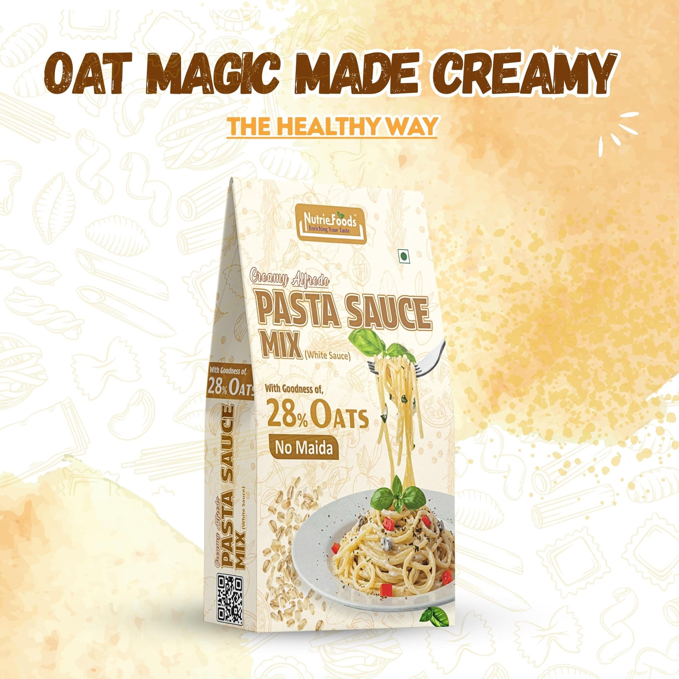 Nutriefoods Oats Pasta Sauce Mix, 180g, With 28% Oats and 10% Nuts and Seeds, No Additives — image 3